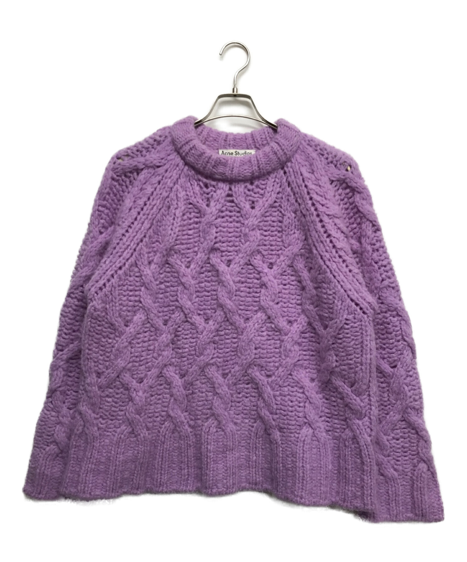 acne studios purple knit