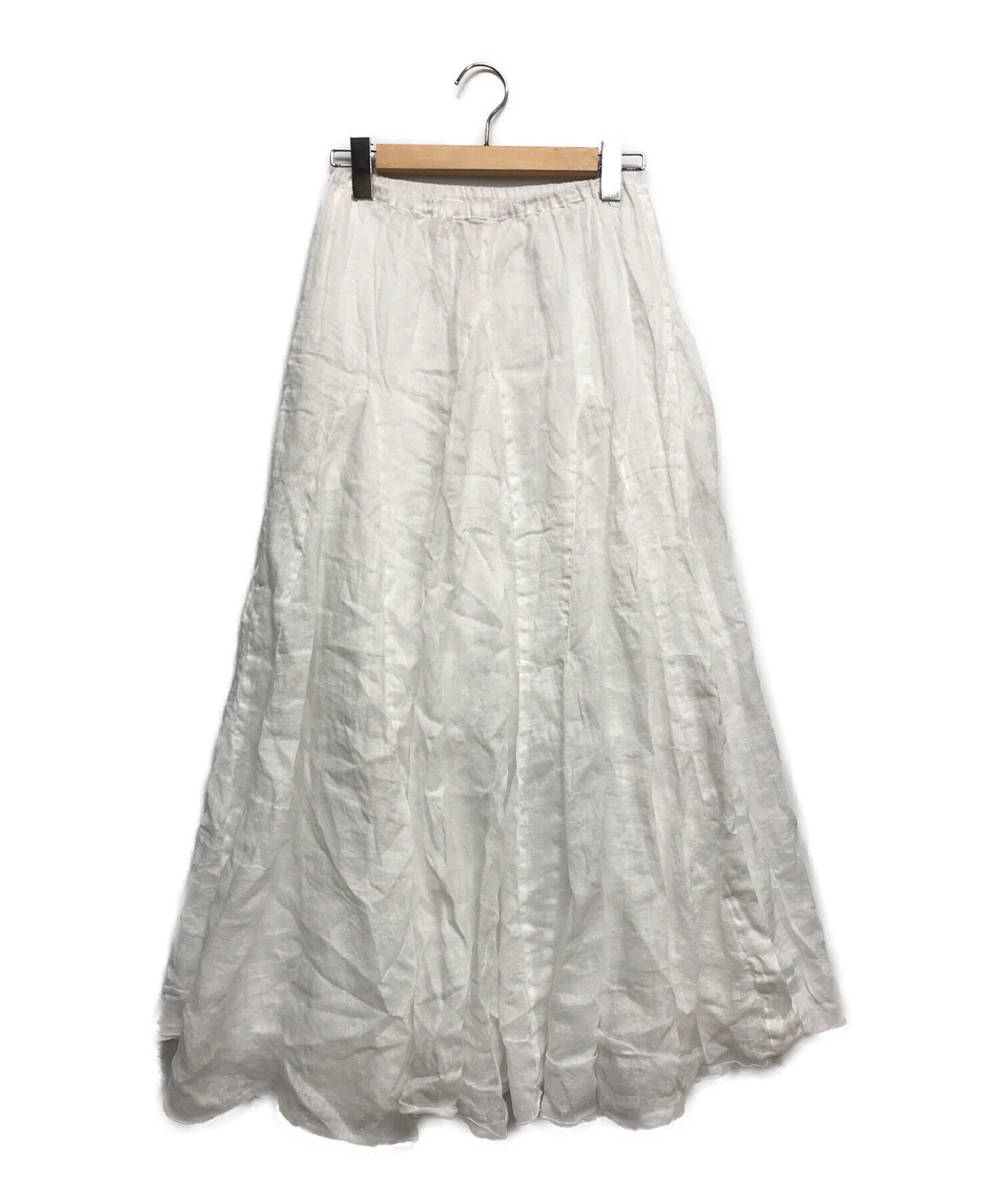 cp shades リネン ホワイト スカート