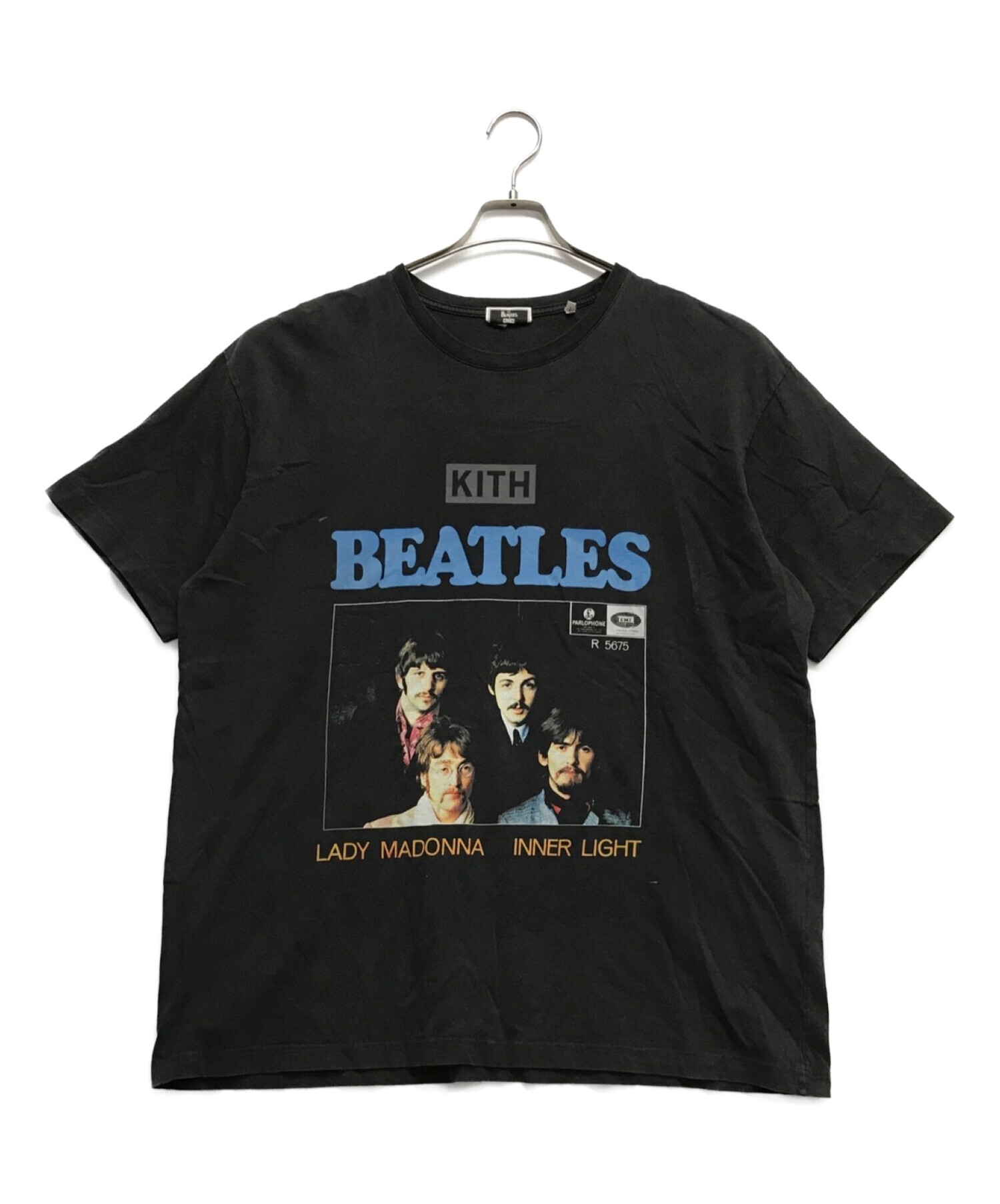 【新品L】Kith for The Beatles Vintage Tee 黒