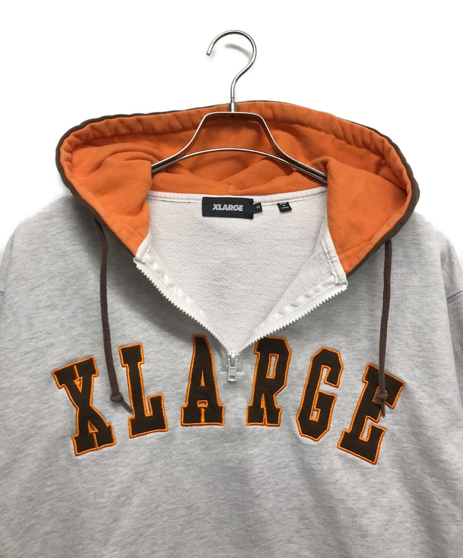 中古・古着通販】X-LARGE (エクストララージ) ロゴパーカー グレー