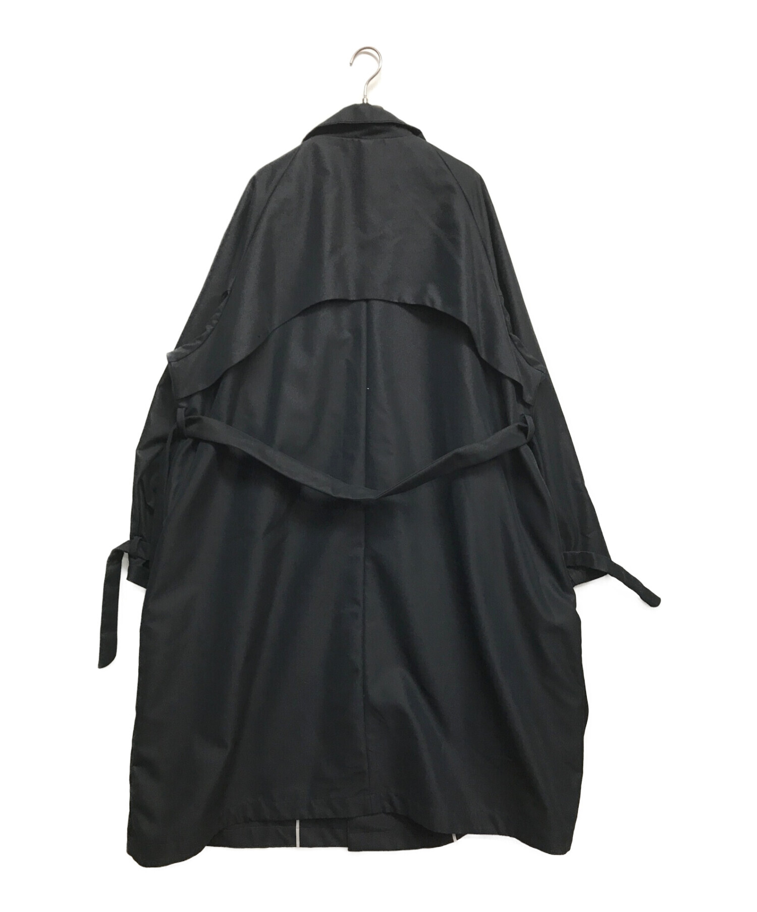 中古・古着通販】MOUN TEN (マウンテン) トレンチコート ネイビー  