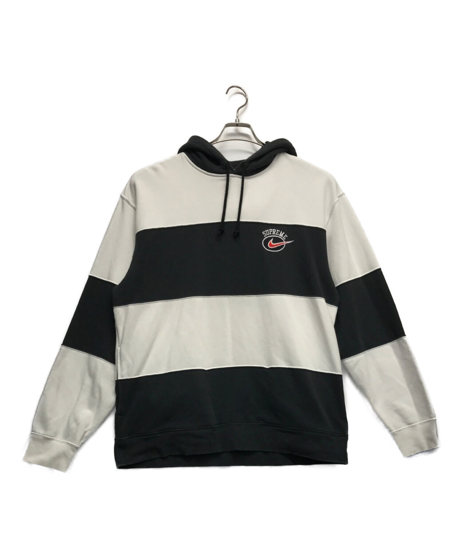 Supreme Nike Stripe hooded sweatshirt
