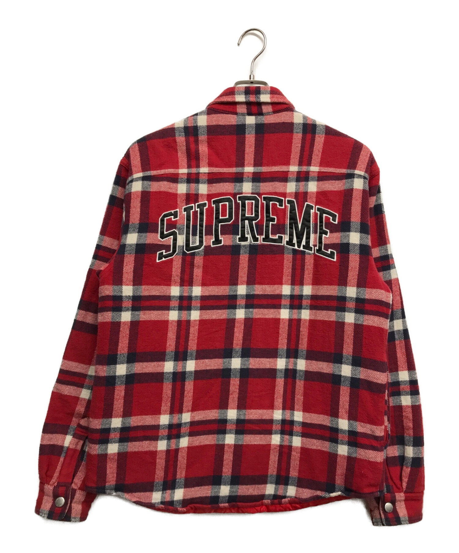 シュプリームsupreme Quilted Flannel Shirt Sサイズ