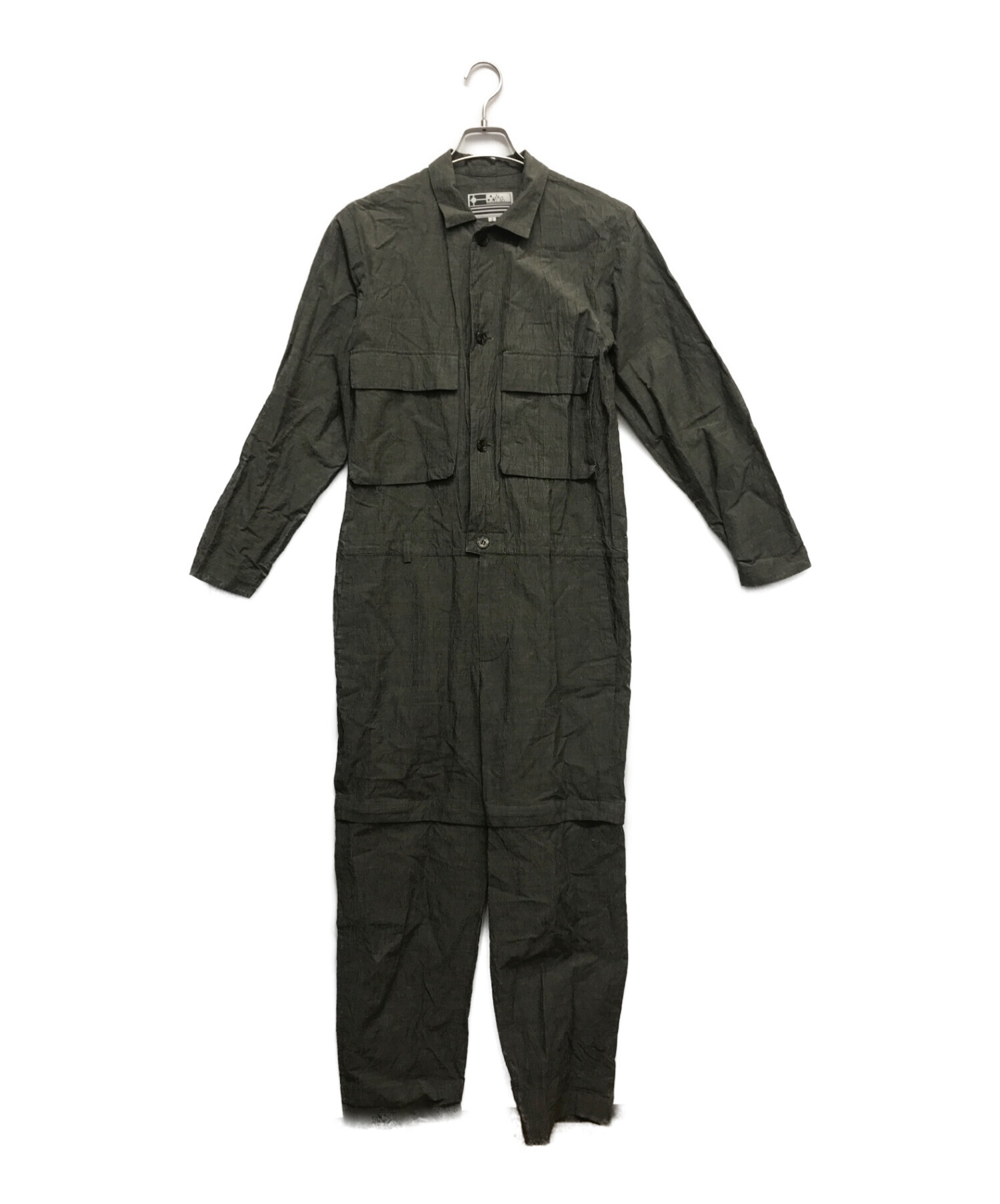 中古・古着通販】CITY (シティ) ラミーコットンオールインワン グレー 
