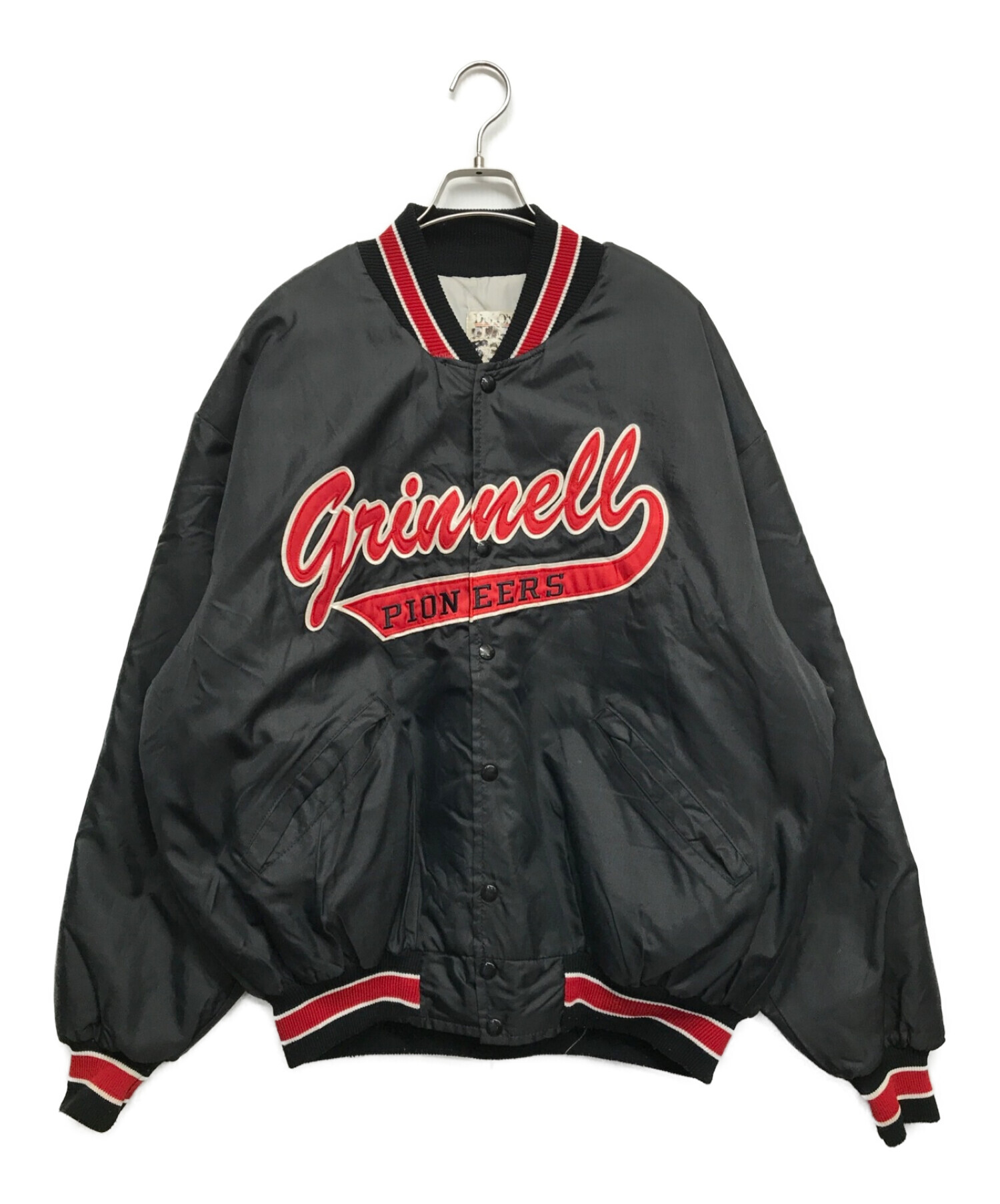 中古・古着通販】DeLong (デロング) スタジャン ブラック サイズ:2XL 