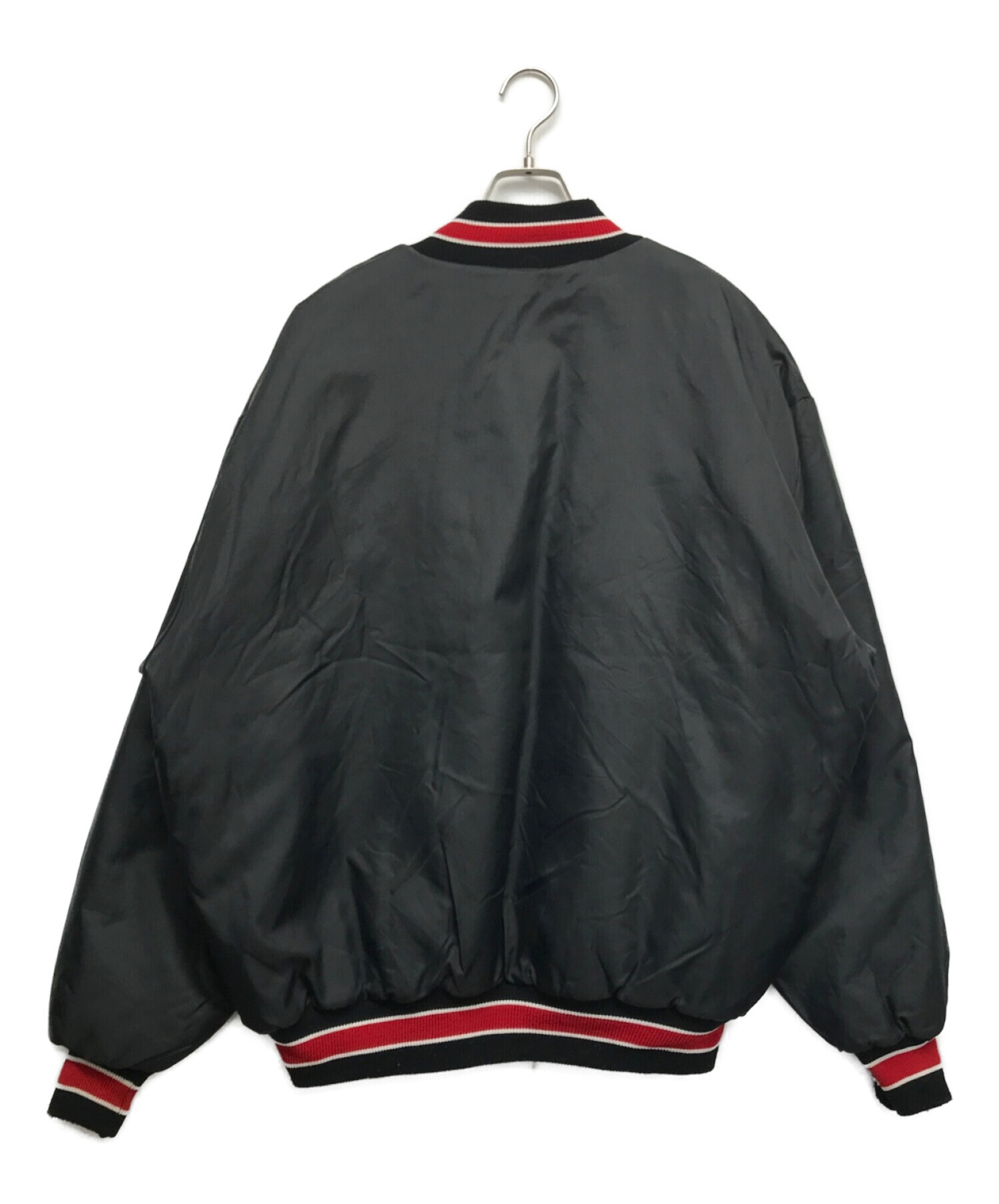 中古・古着通販】DeLong (デロング) スタジャン ブラック サイズ:2XL 