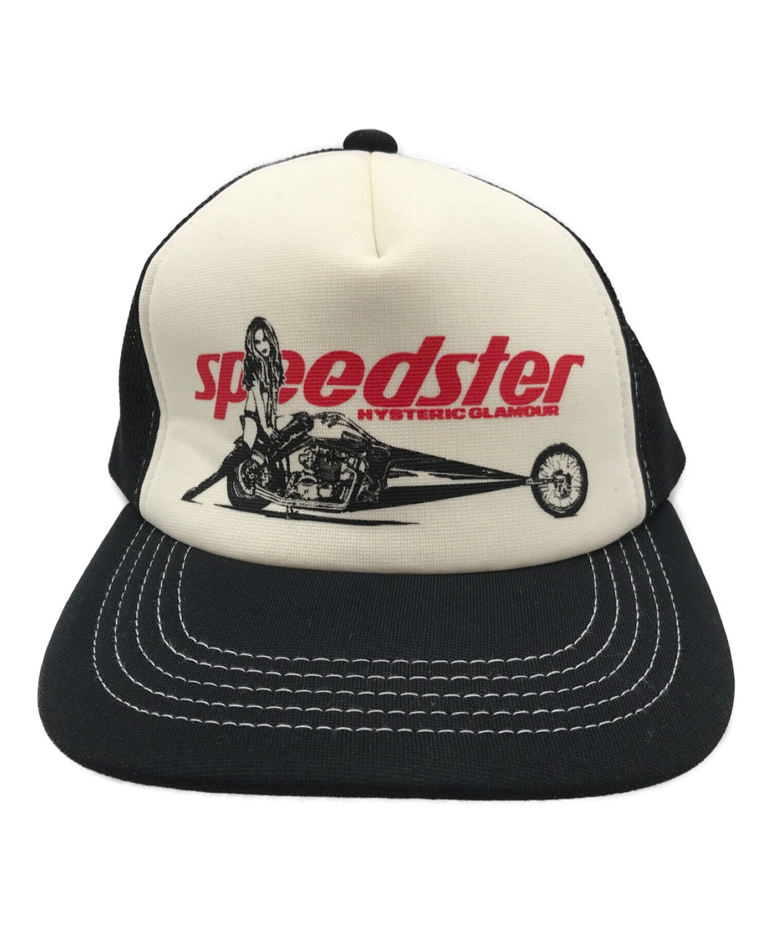 ヒステリックグラマー メッシュキャップ speedster ブラック