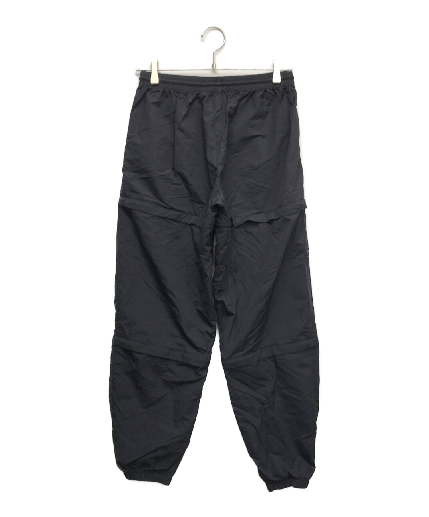 バレンシアガ ワイド トラックパンツ 千鳥格子 Sサイズ ブラック バレンシアガ ワイド トラックパンツ 千鳥格子 Sサイズ ブラック