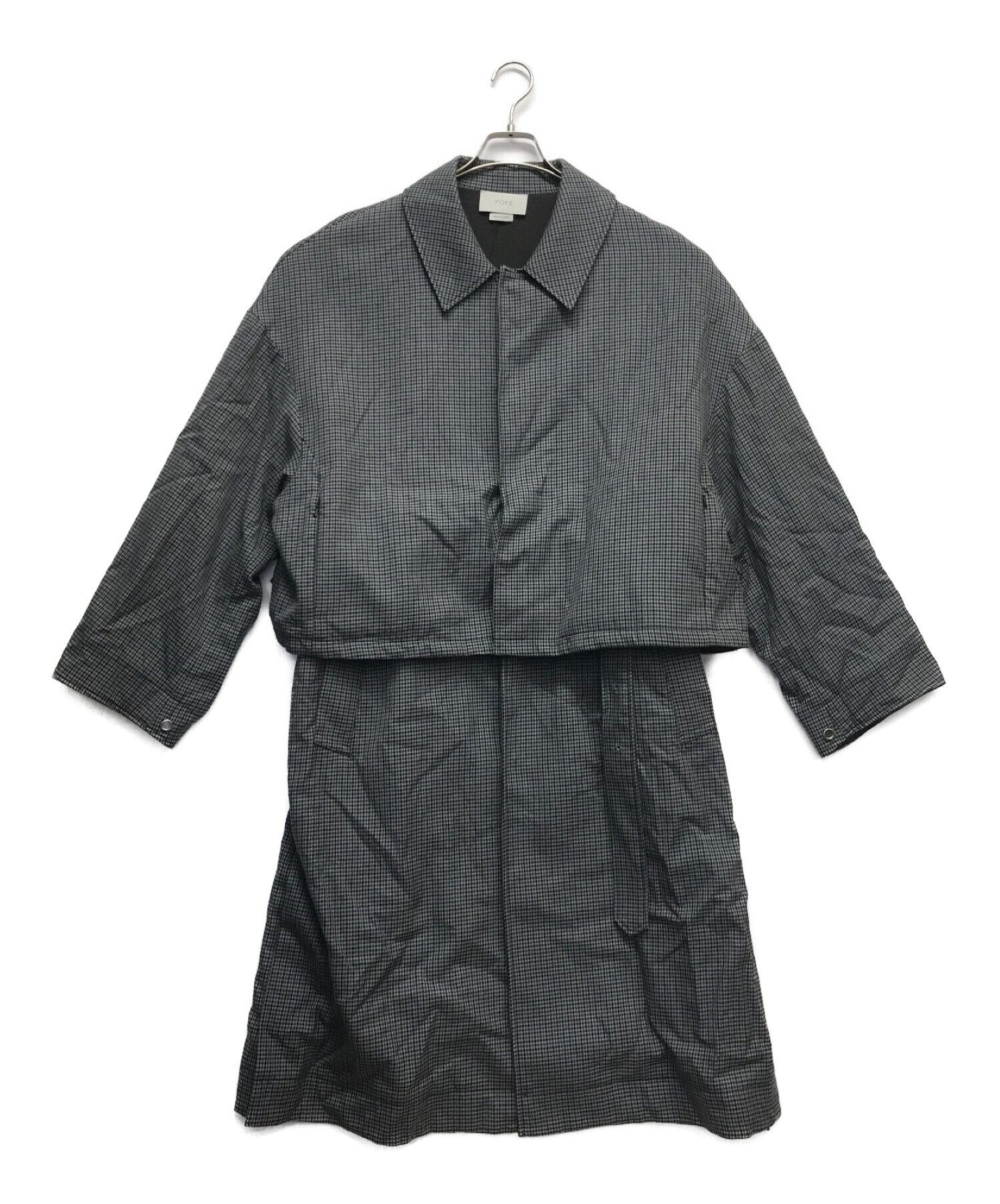 中古・古着通販】YOKE (ヨーク) FIVE COLORS PLAID WOOL 3WAY BAL 