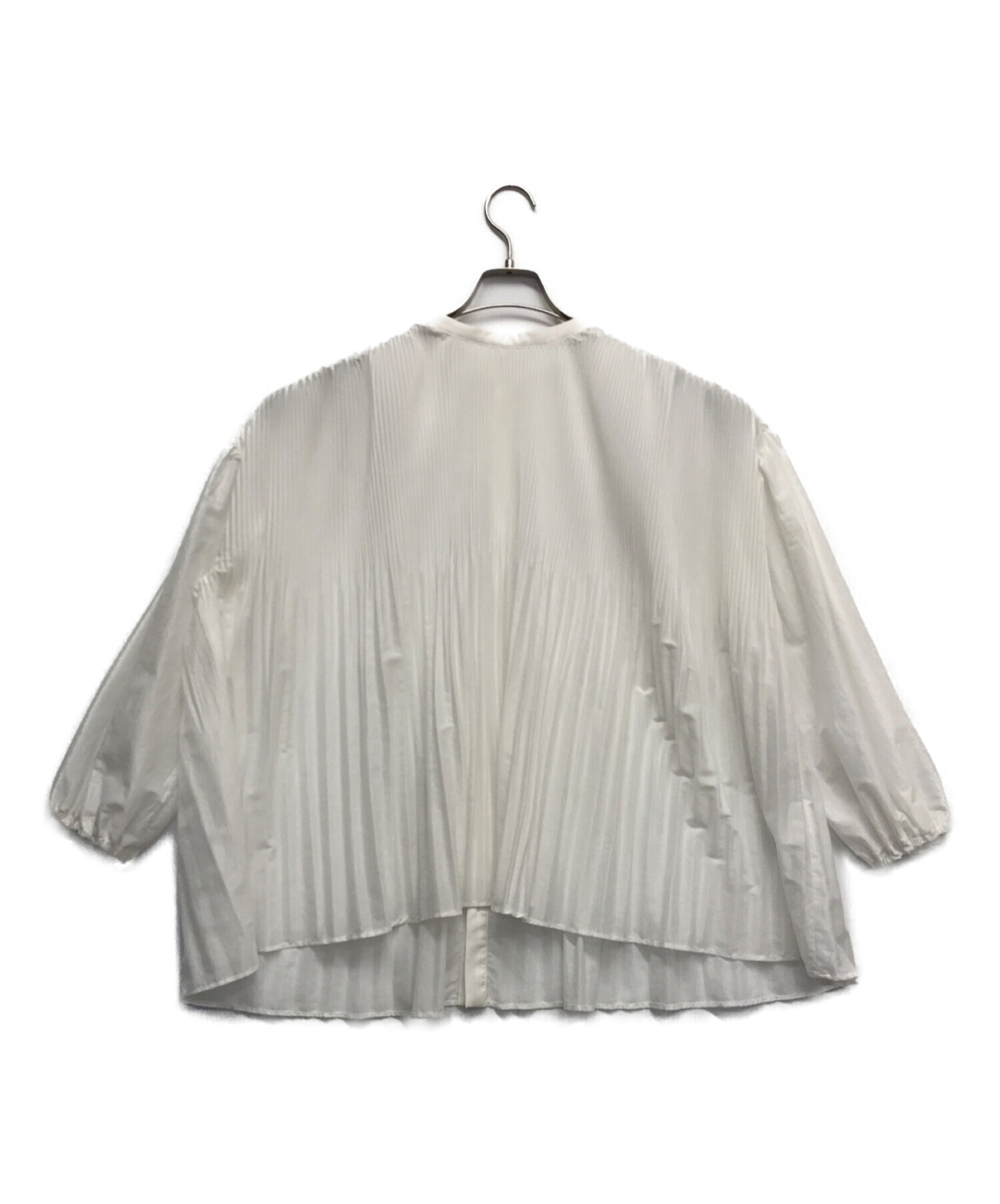 中古・古着通販】BEARDSLEY (ビアズリー) 長袖ブラウス ホワイト 