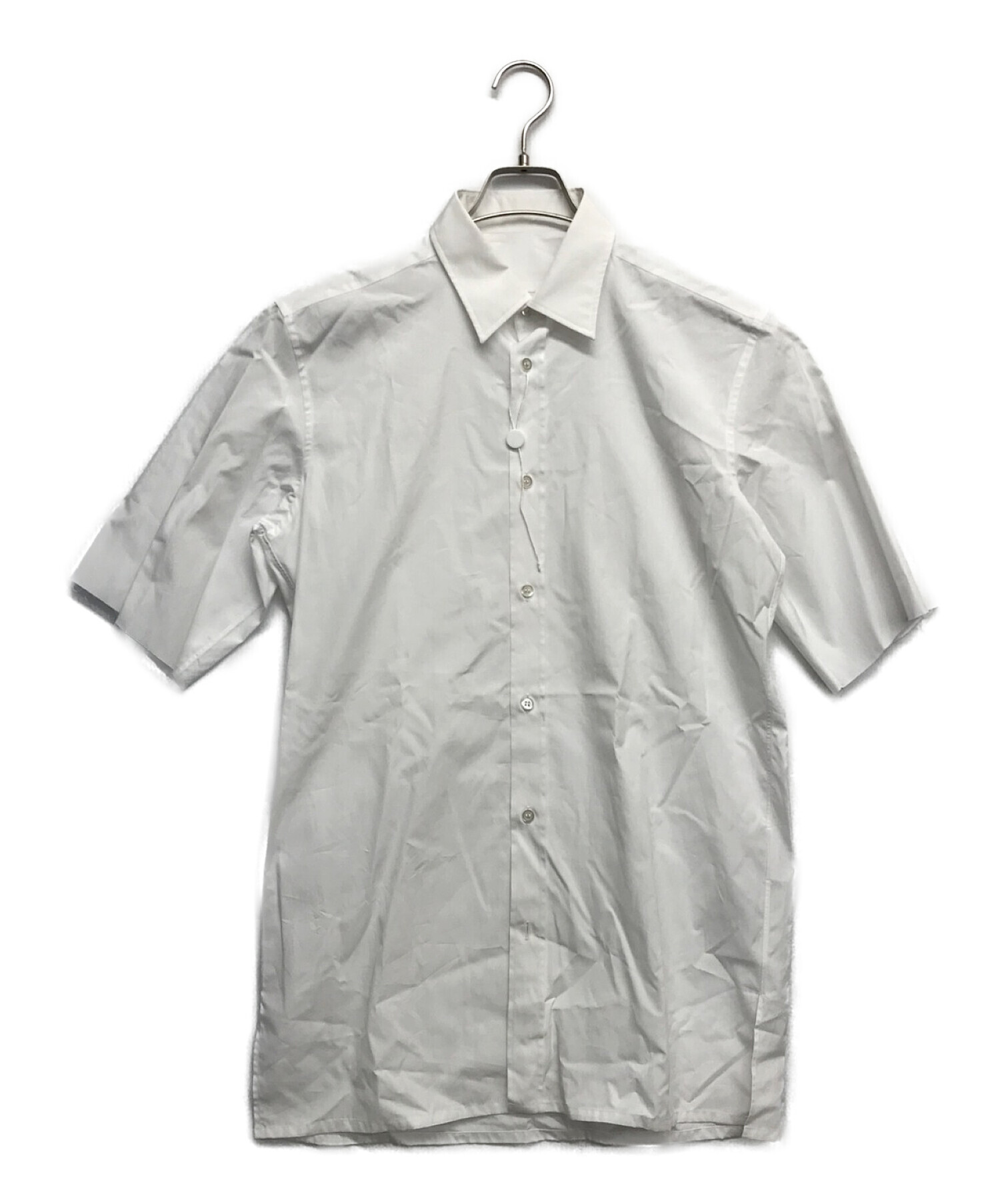 Maison Margiela (メゾンマルジェラ) ショートスリーブシャツ ホワイト サイズ:39