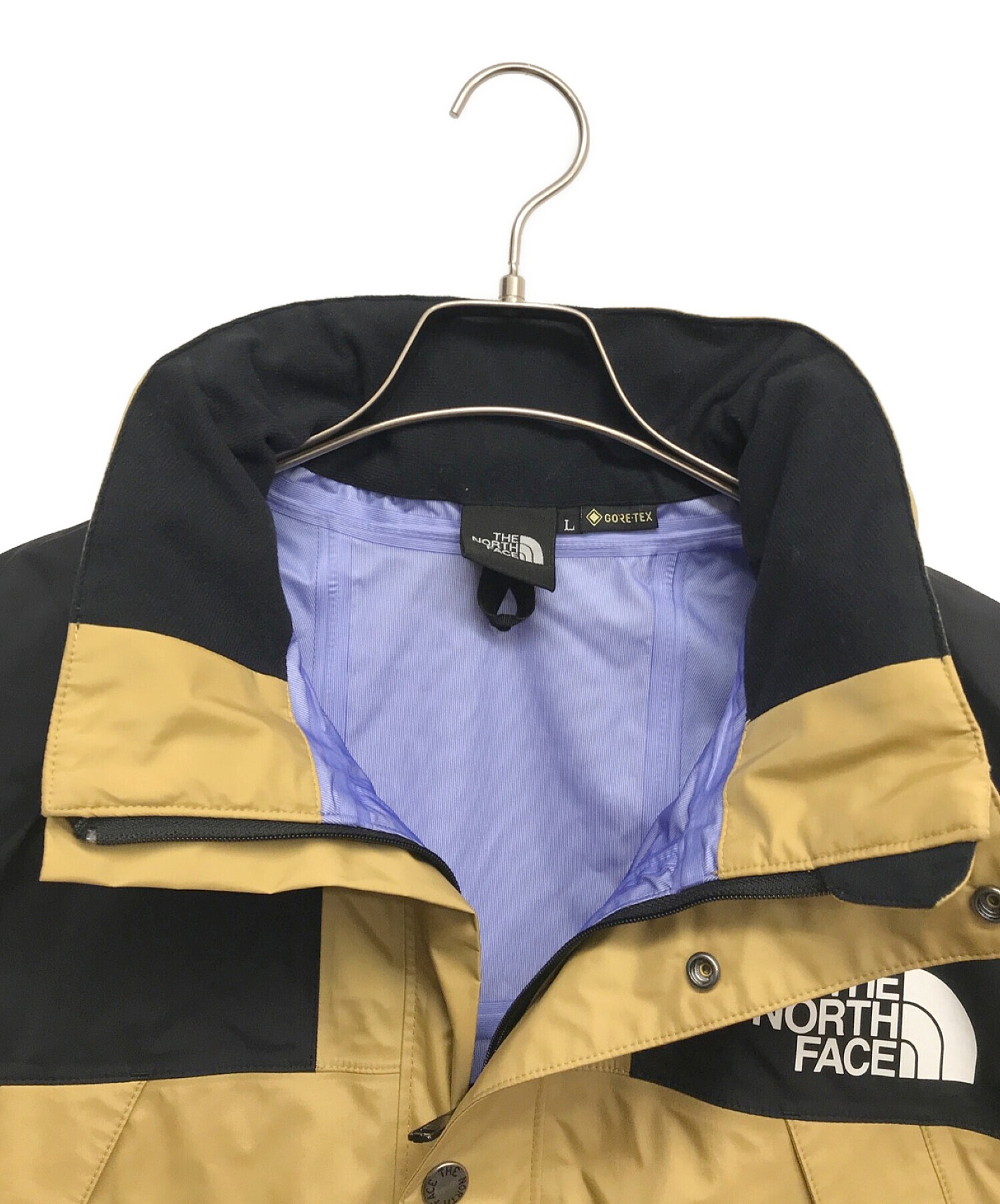 ノースフェイス マウンテンパーカーGORE-TEX【ベージュ×ブラック