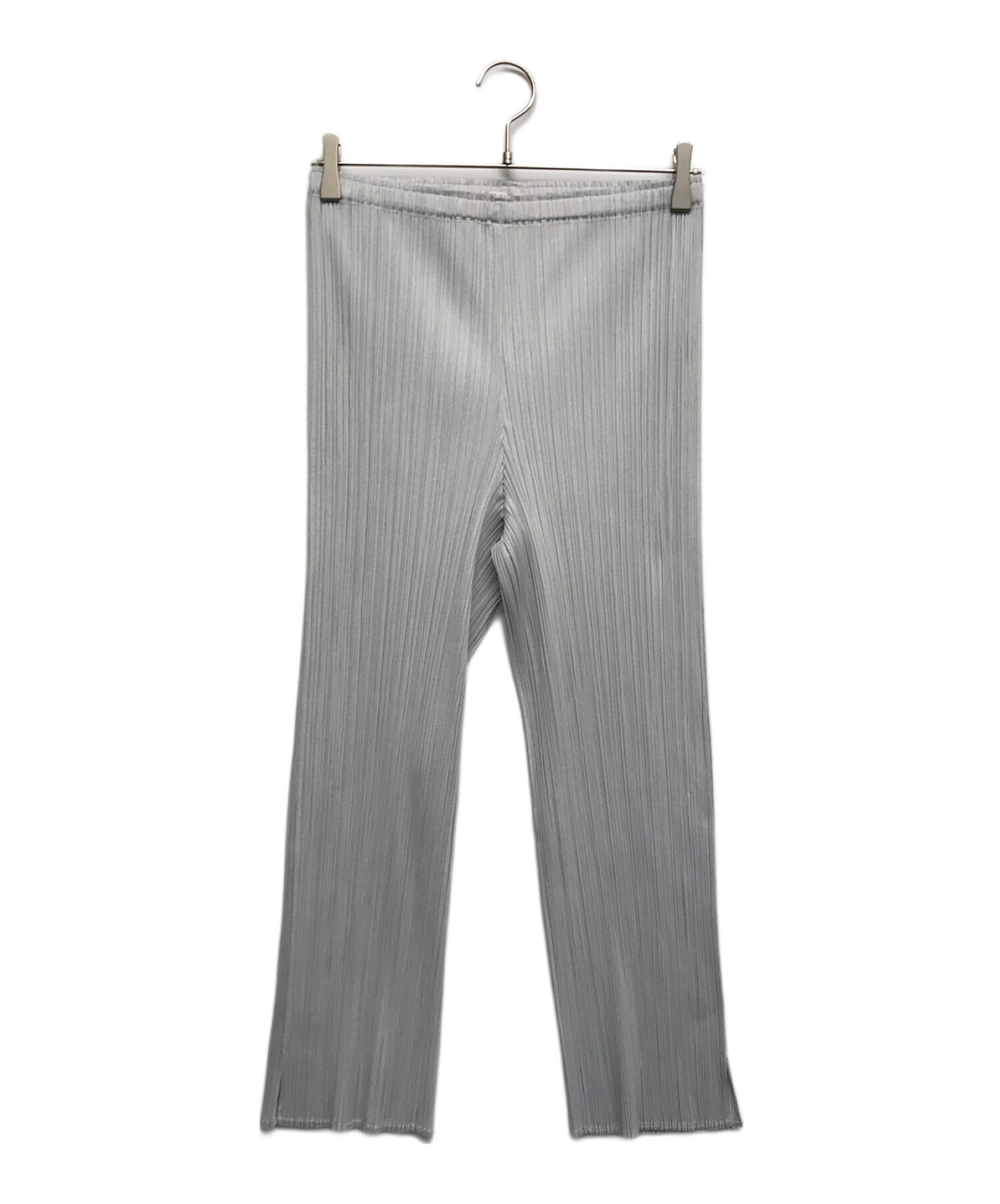 美品　PLEATS PLEASE プリーツプリーズ　パンツ　サイズ3 グレー PLEATS PLEASE ISSEY MIYAKE - PLEATS PLEASE(プリーツプリーズ