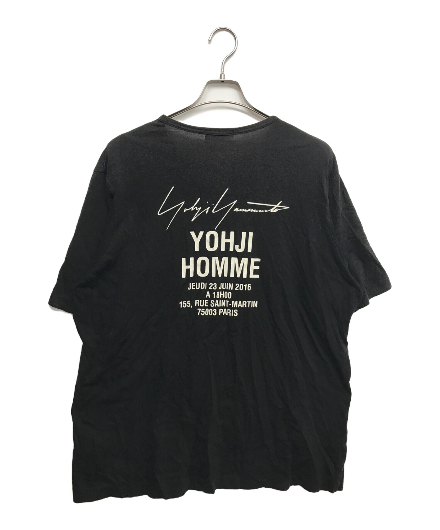ヨウジヤマモトオム プリントシャツ yohjiyamamoto HOMME｜メンズ