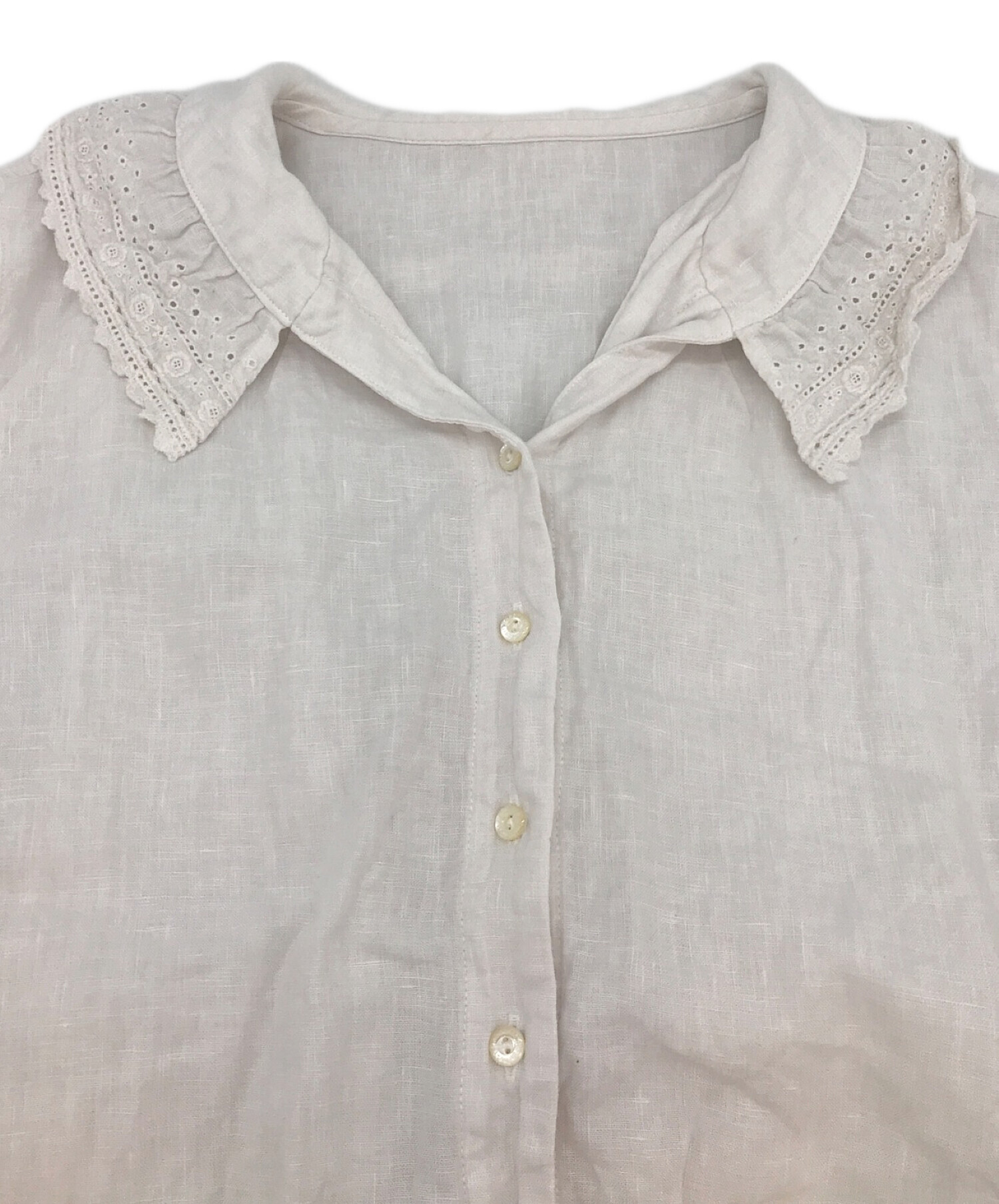 中古・古着通販】nest Robe (ネストローブ) リネンエンブロイダリー 