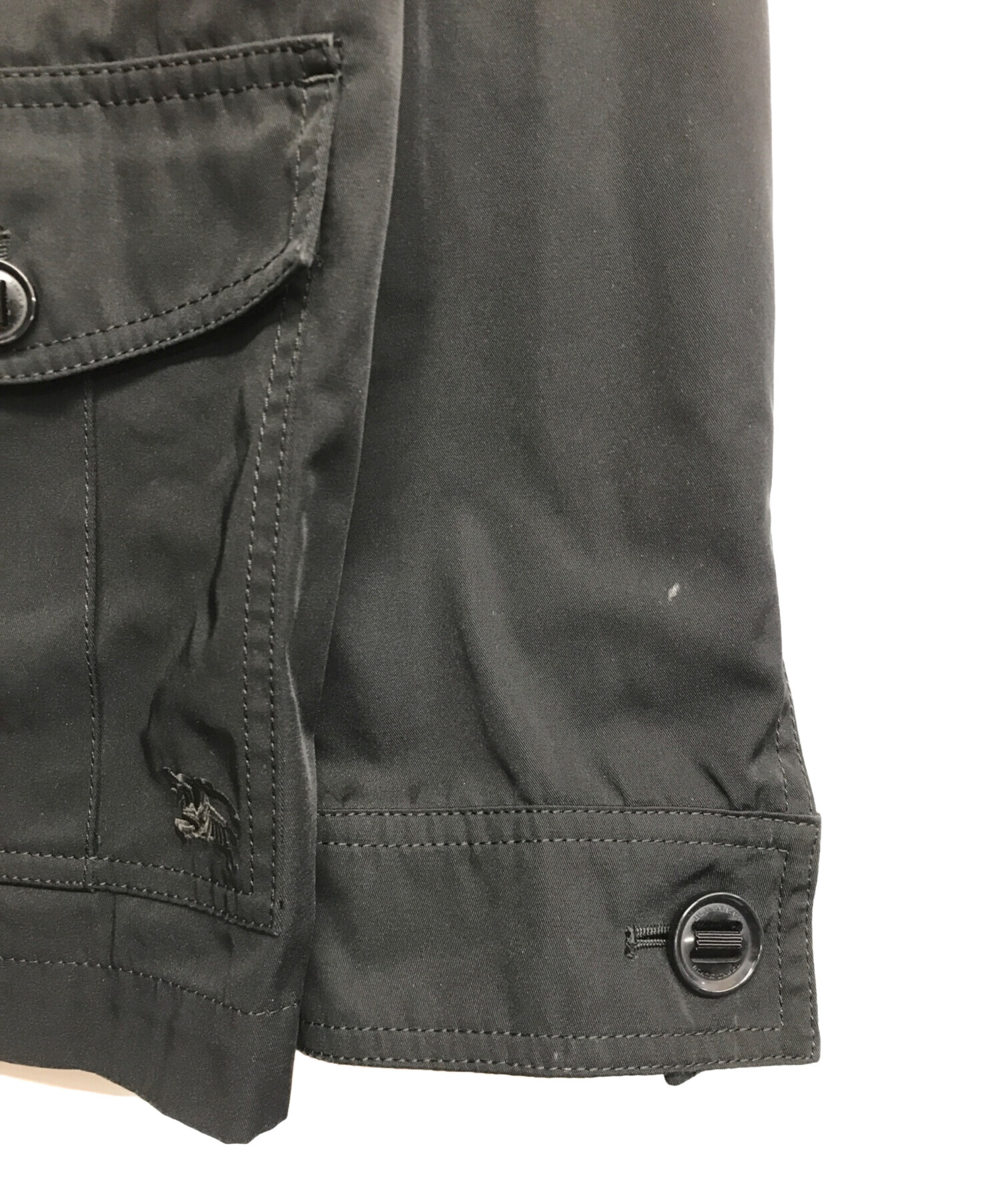 BURBERRY 長き ミリタリージャケット 白 US10