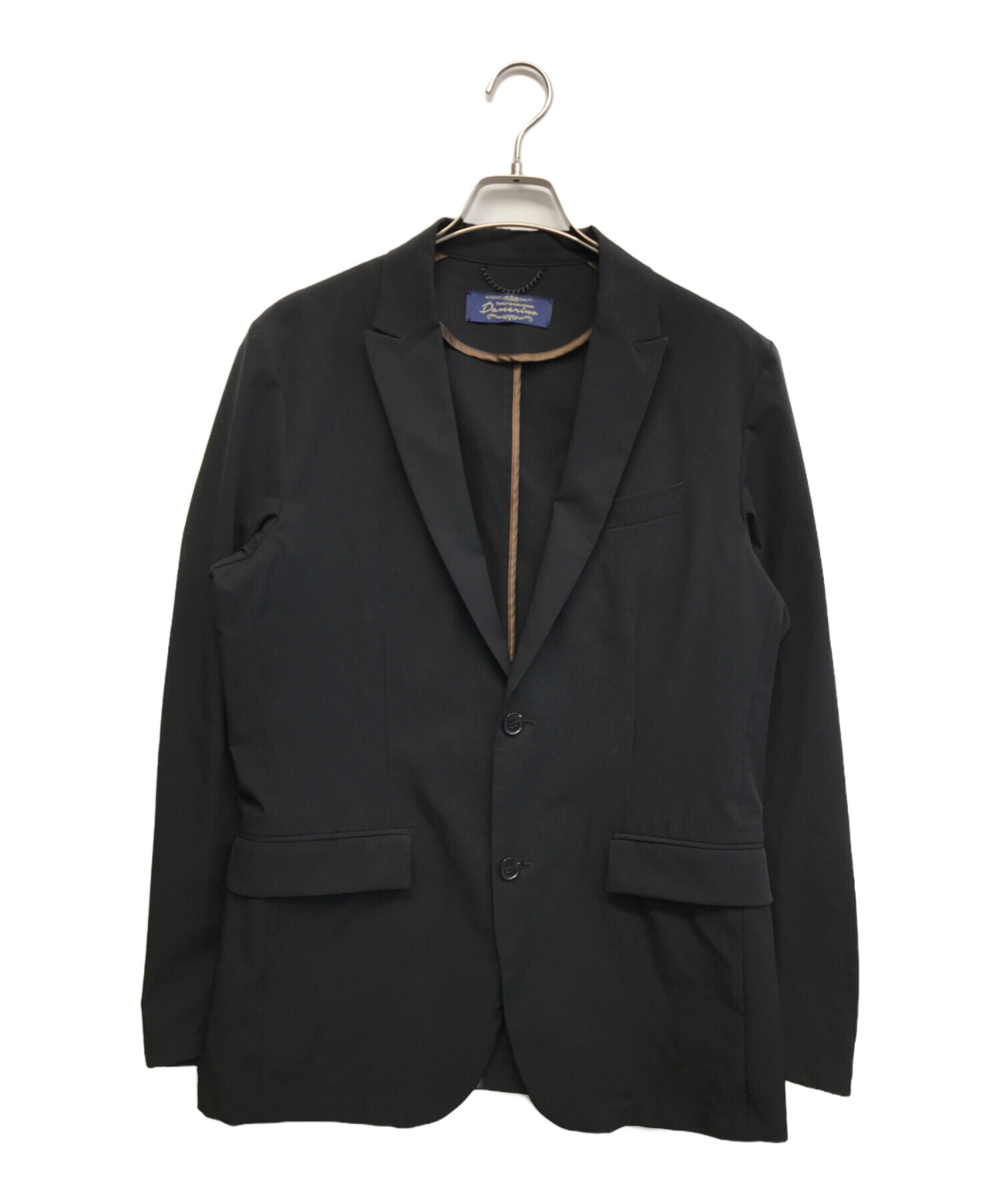 ✨新品/M✨ナノユニバース スーツ ダメリーノ god bless you 黒 未使用級】ナノユニバース ダメリーノ ブラック セットアップ M