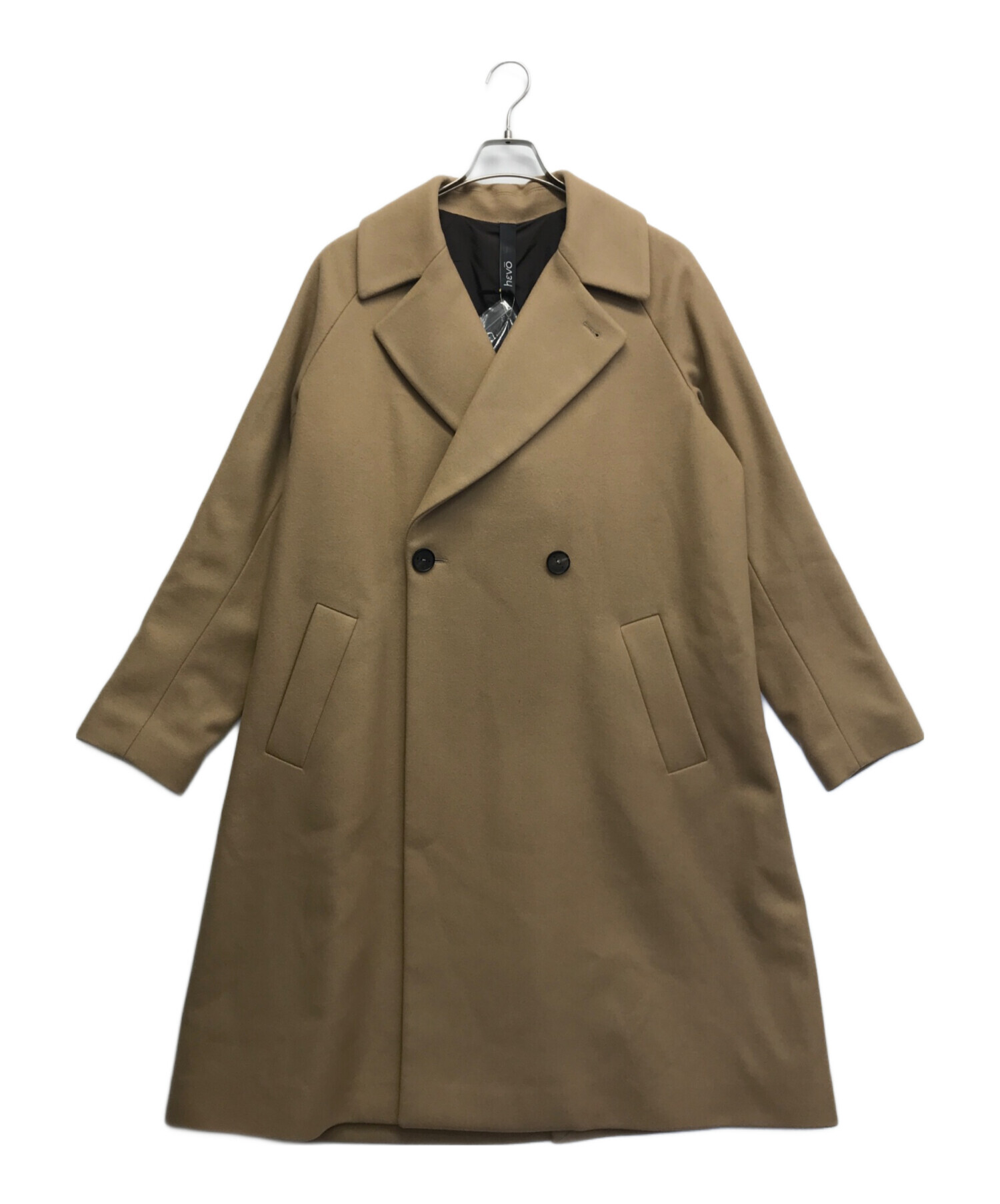 中古・古着通販】Hevo (イーヴォ) BRINDISIダブルコート ベージュ 