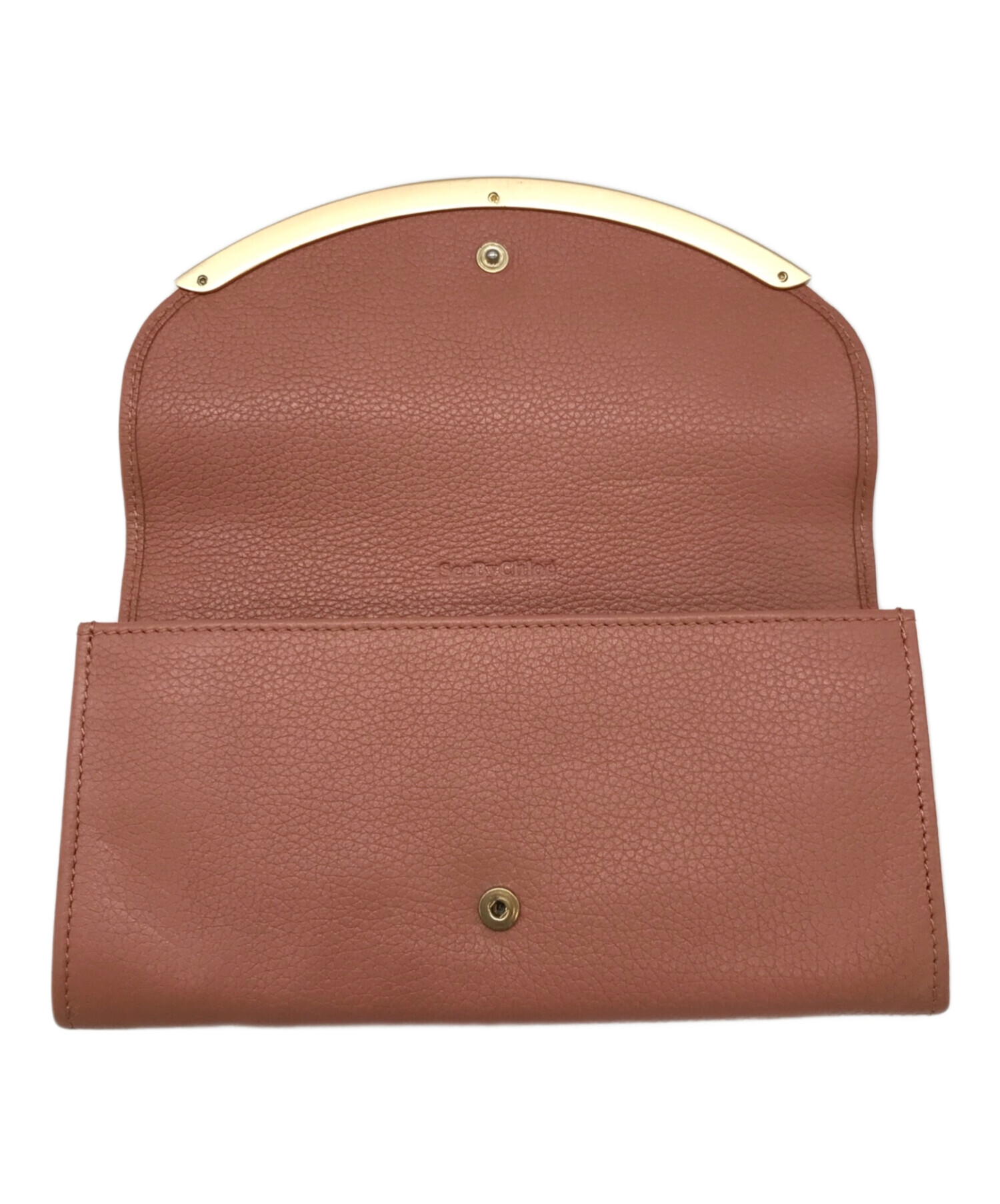 SEE BY CHLOE 長財布 希少ピンク タグ箱付き プレゼントにも 