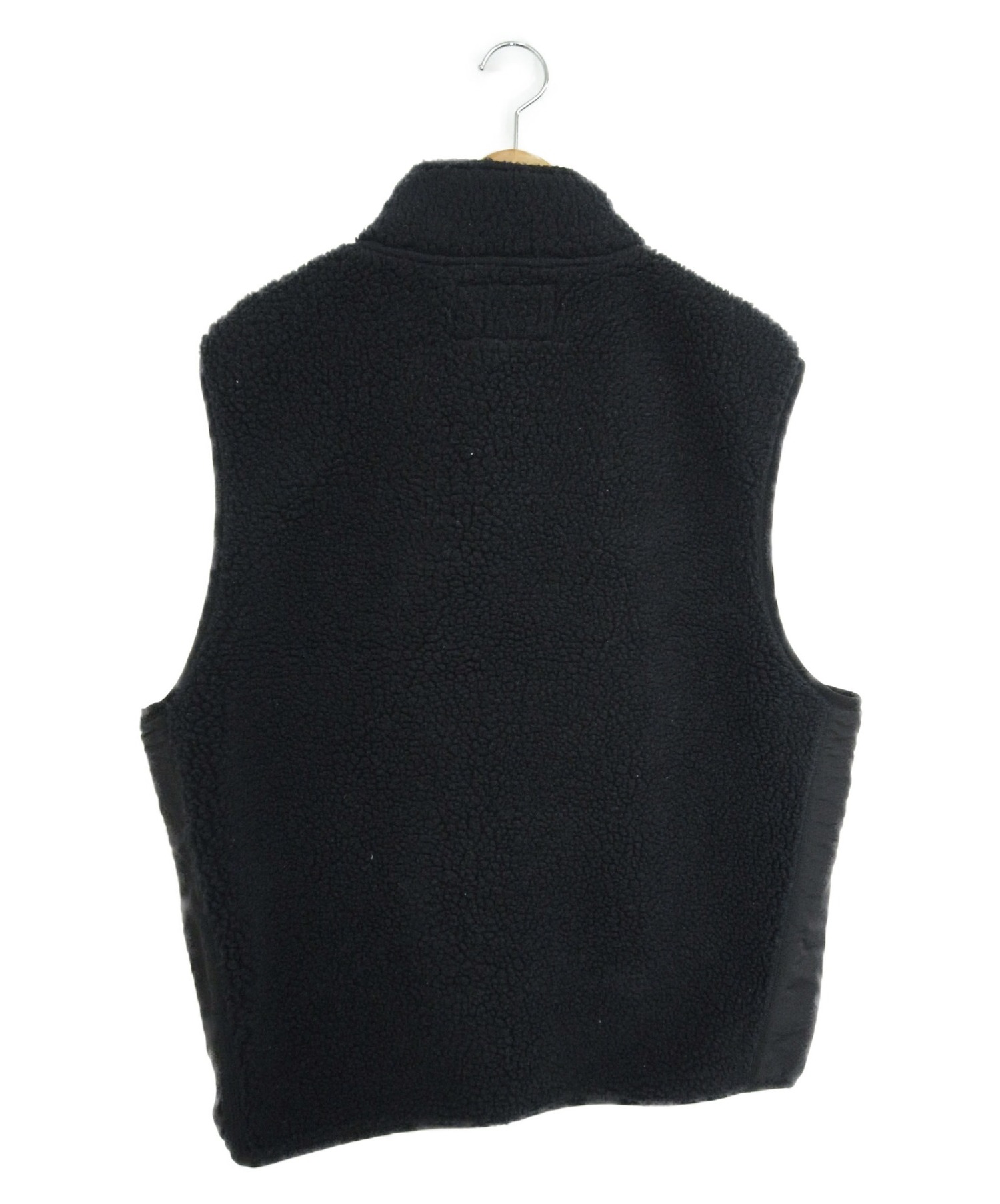 stussy (ステューシー) シェルパフリースベスト ブラック サイズ:XL Block Sherpa Vest