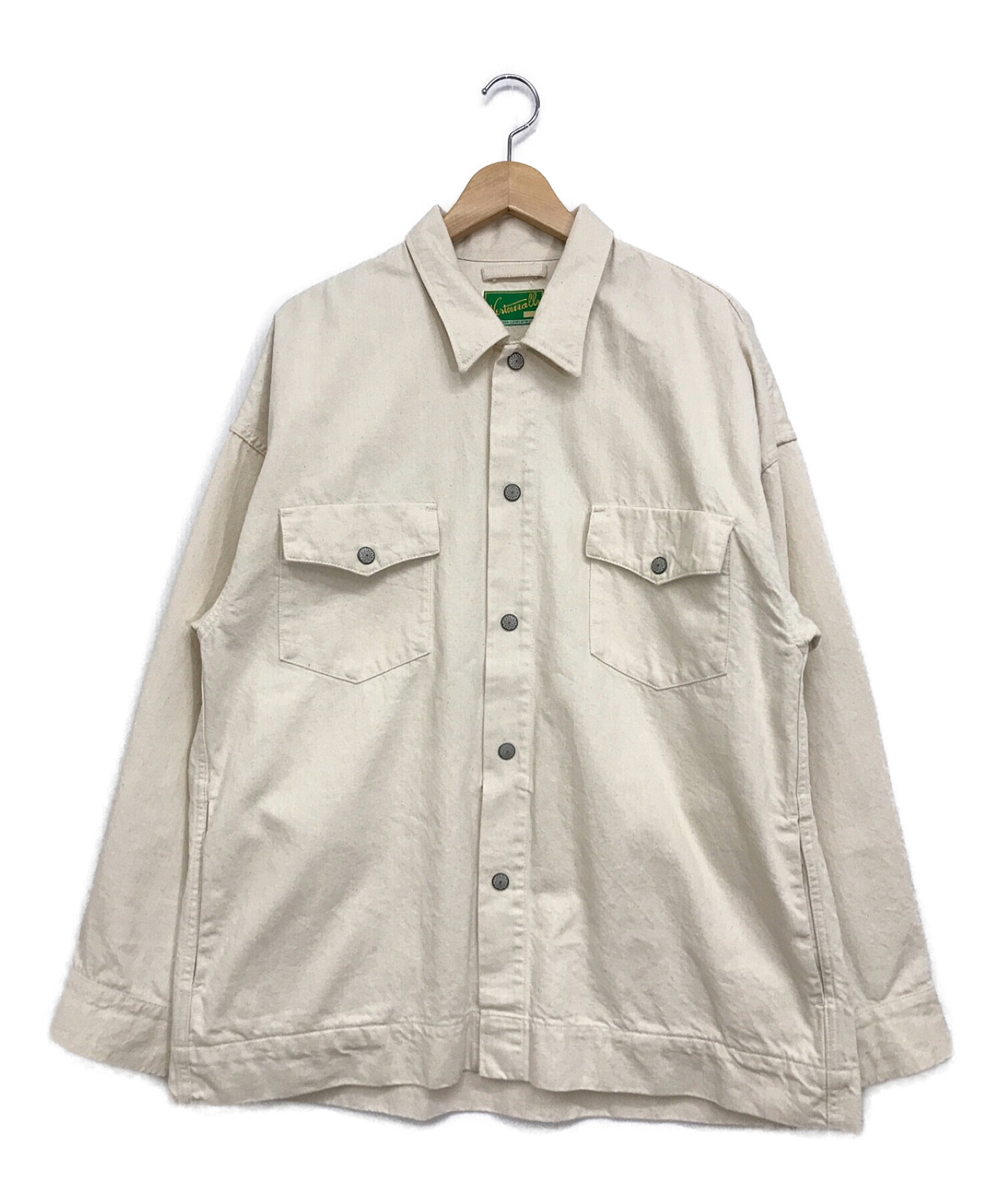 WESTOVERALLS (ウエストオーバーオールズ) シャツジャケット ホワイト サイズ:FREE