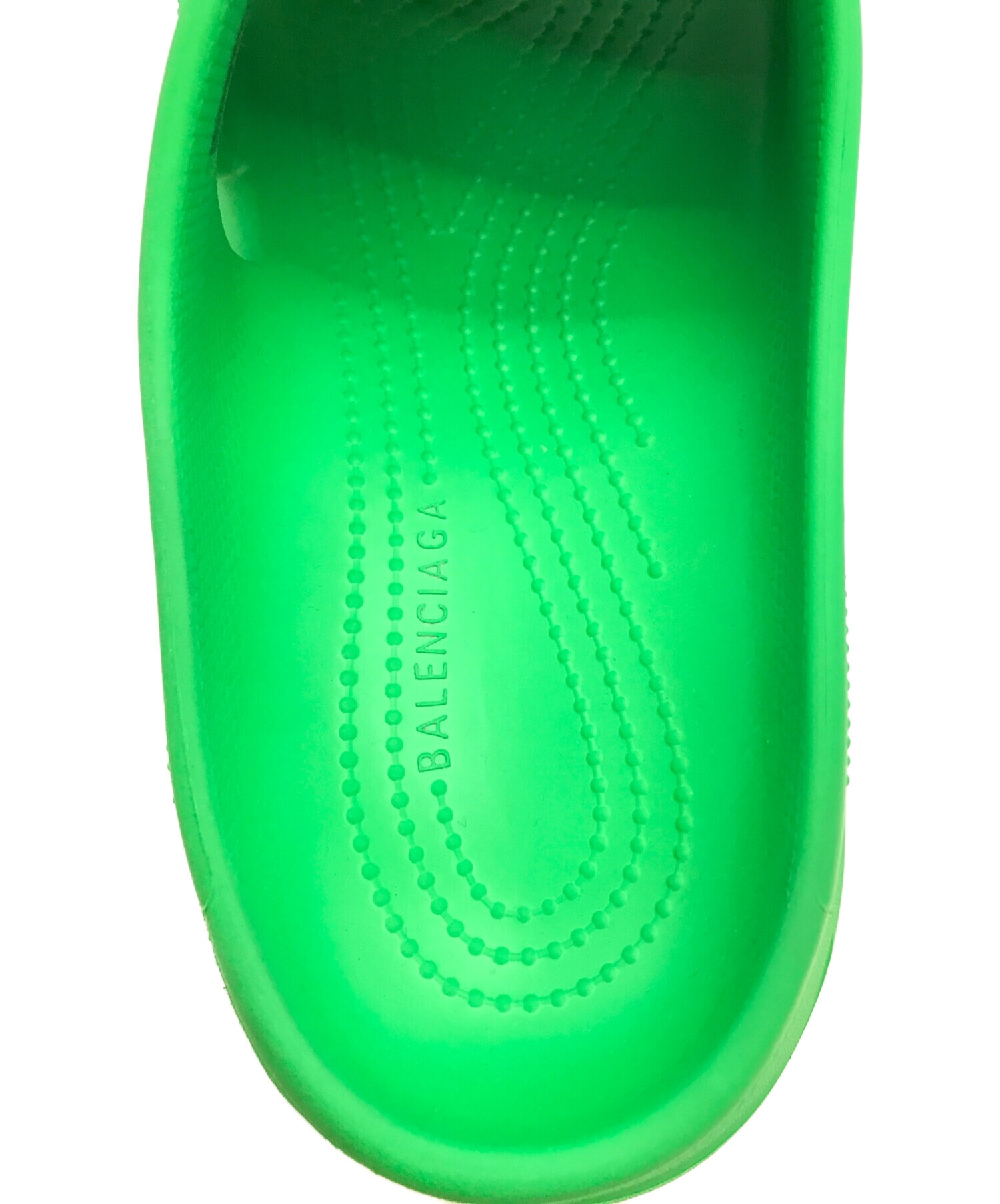 BALENCIAGA×Crocs (バレンシアガ×クロックス) スライドサンダル グリーン サイズ:43(28.5cm相当）