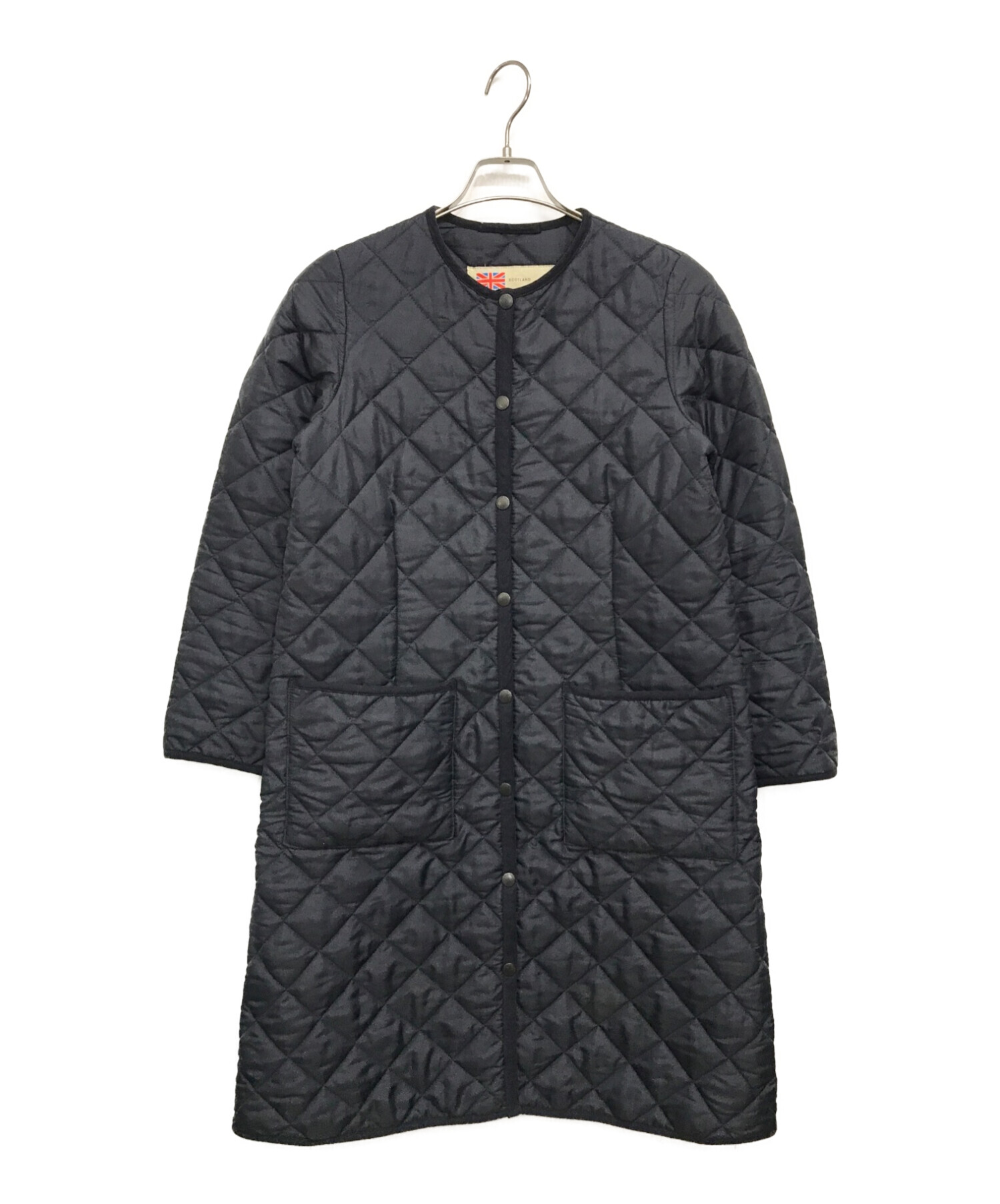 Traditional Weatherwear (トラディショナルウェザーウェア) キルティングコート　中綿コート　ARKLEY LONG ネイビー  サイズ:34