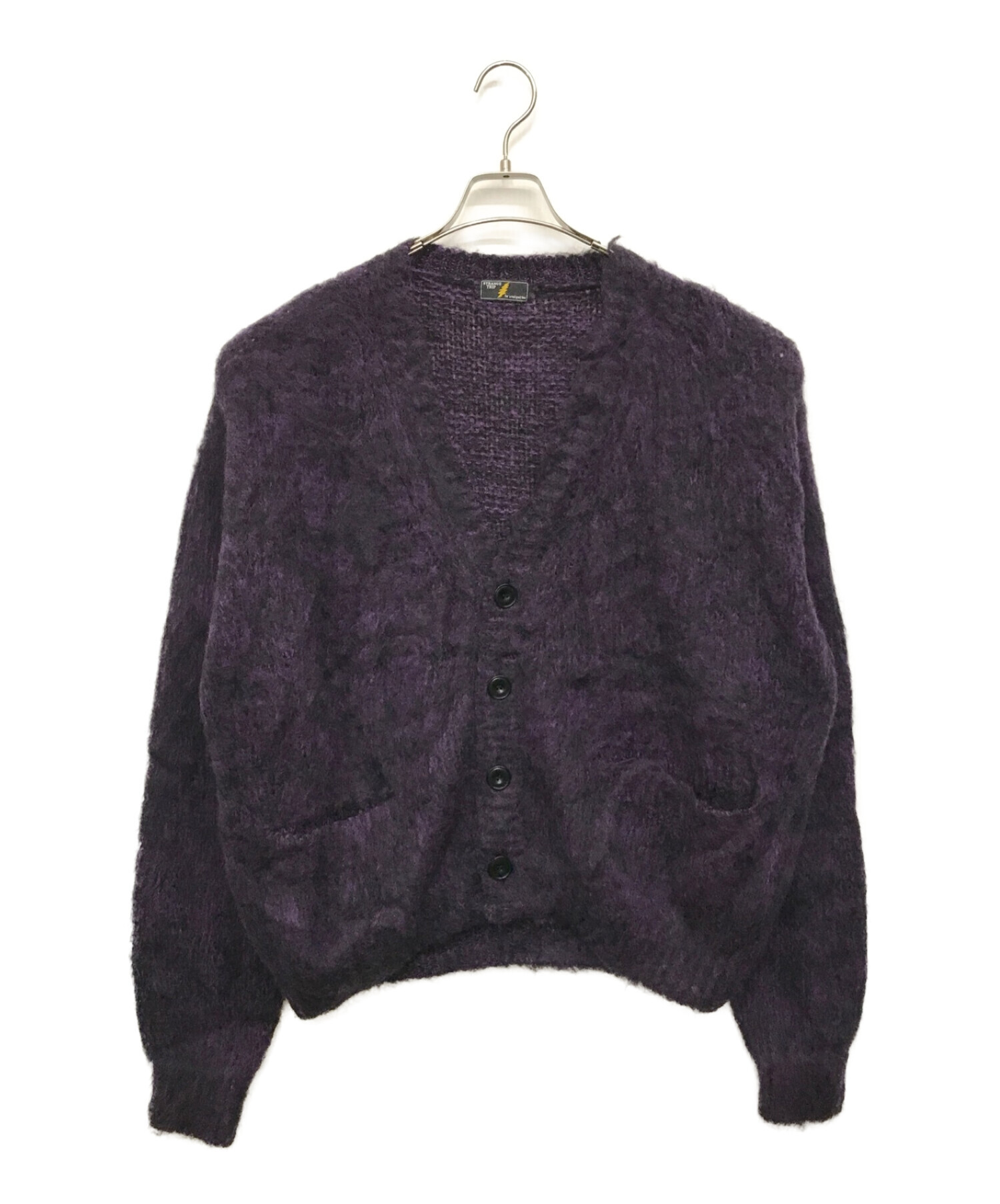 strange trip MIX MOHAIR CARDIGAN 未使用 L strange trip MIX MOHAIR CARDIGAN 未使用 L strange trip MIX MOHAIR