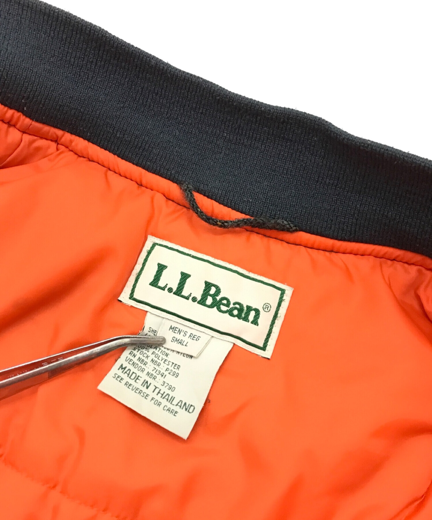L.L.Bean (エルエルビーン) ［古着］70~80's MA-1ジャケット / 70~80's / 中綿ジャケット ネイビー サイズ:Ｓ