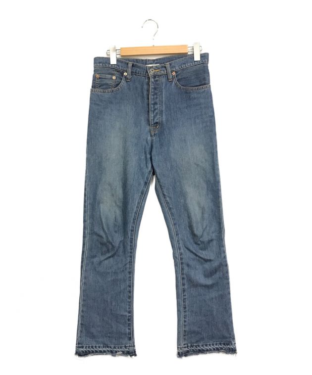 中古・古着通販】doublet (ダブレット) CASHMERE DENIM BOOT-CUT PANTS 