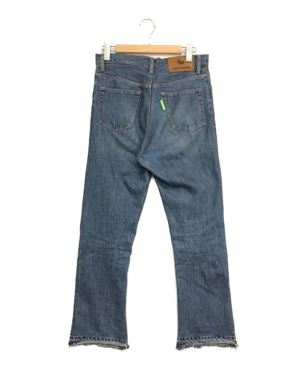 中古・古着通販】doublet (ダブレット) CASHMERE DENIM BOOT-CUT PANTS 