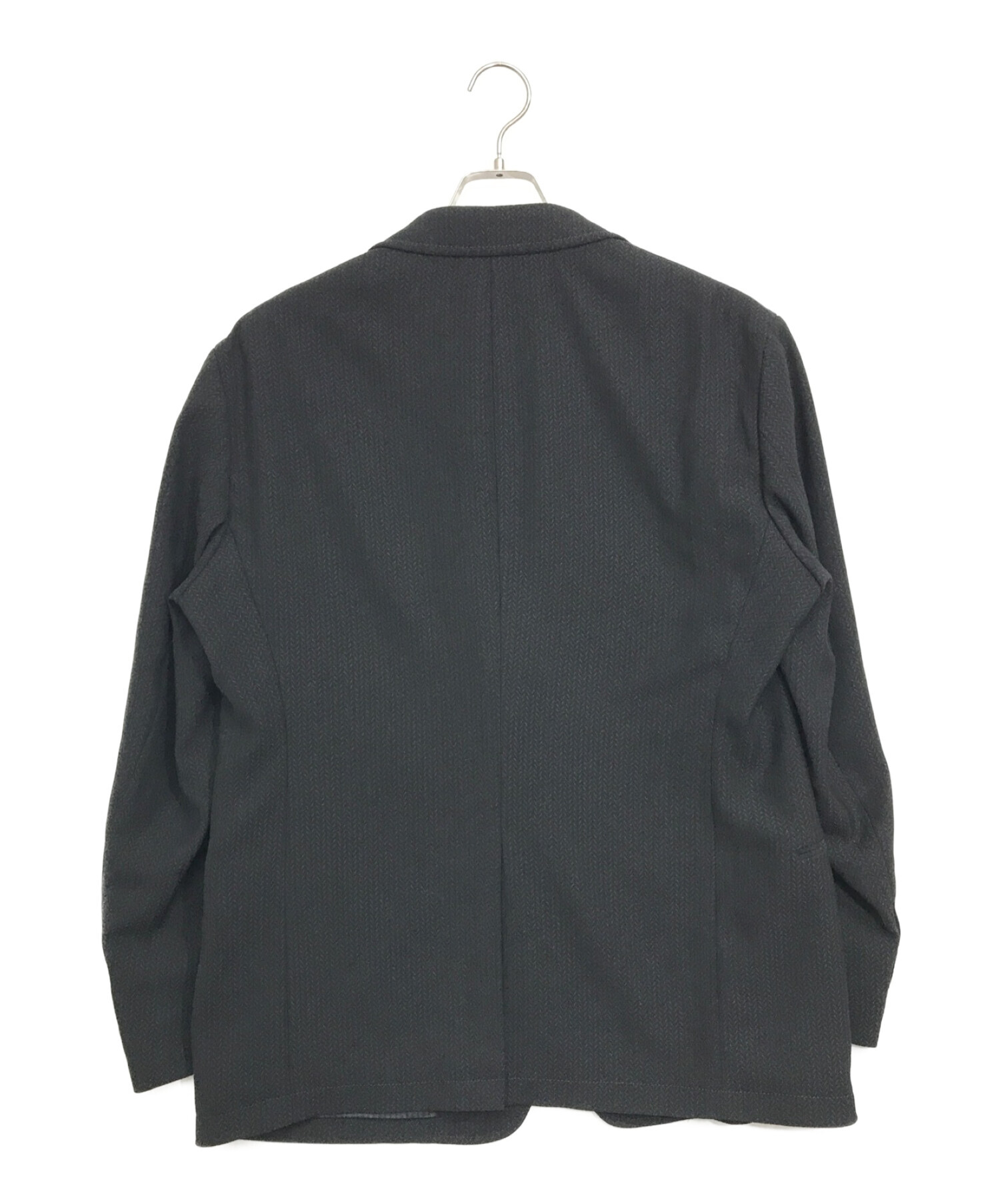 ARMANI COLLEZIONI アルマーニ コレツィオーニ ジャージー1Bジャケット ブラック サイズ:XL相当