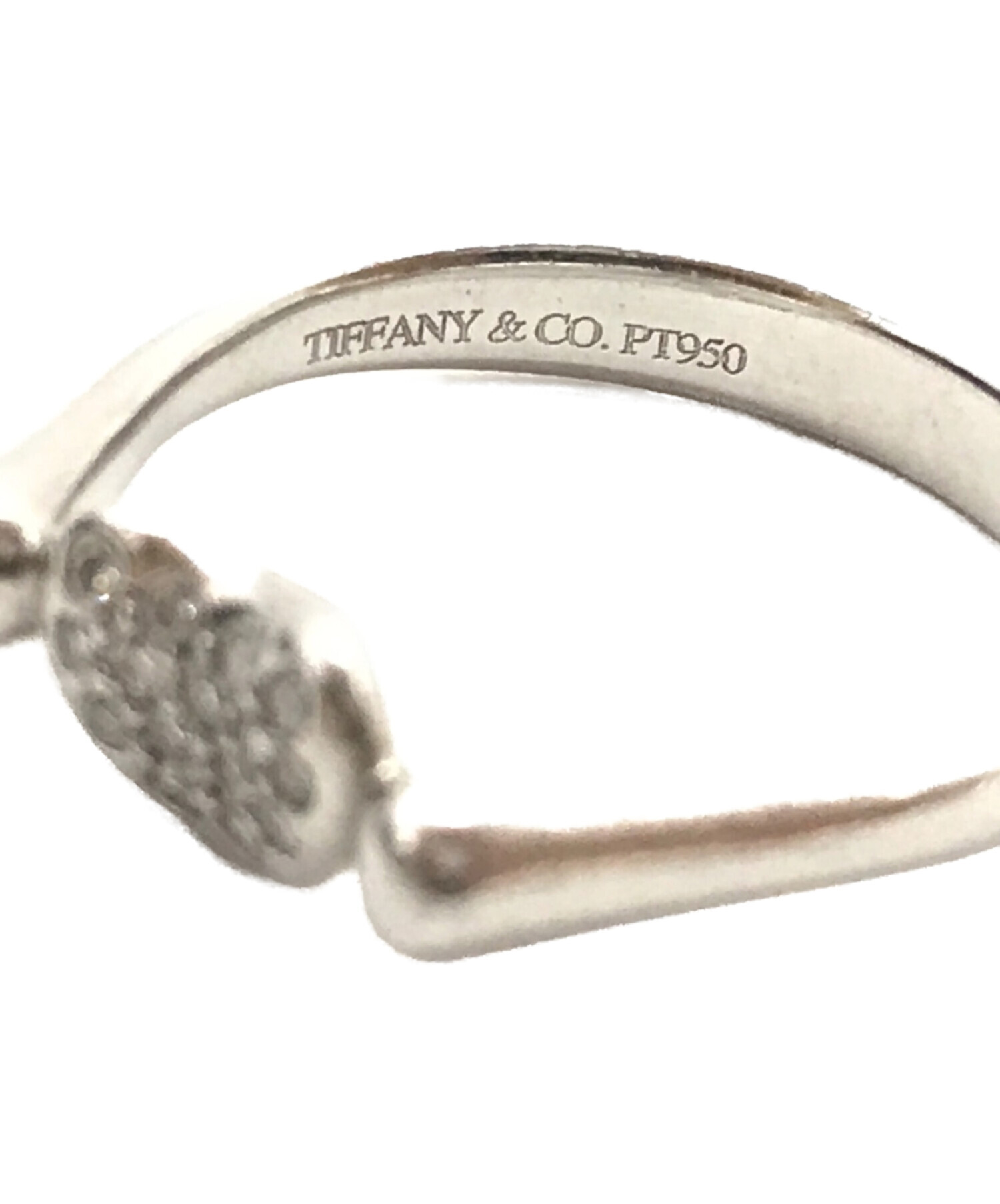 TIFFANY & Co. (ティファニー) エルサペレッティ・ビーン/ビーンズ 15P・ダイヤモンド・リング / 指輪 サイズ:10号