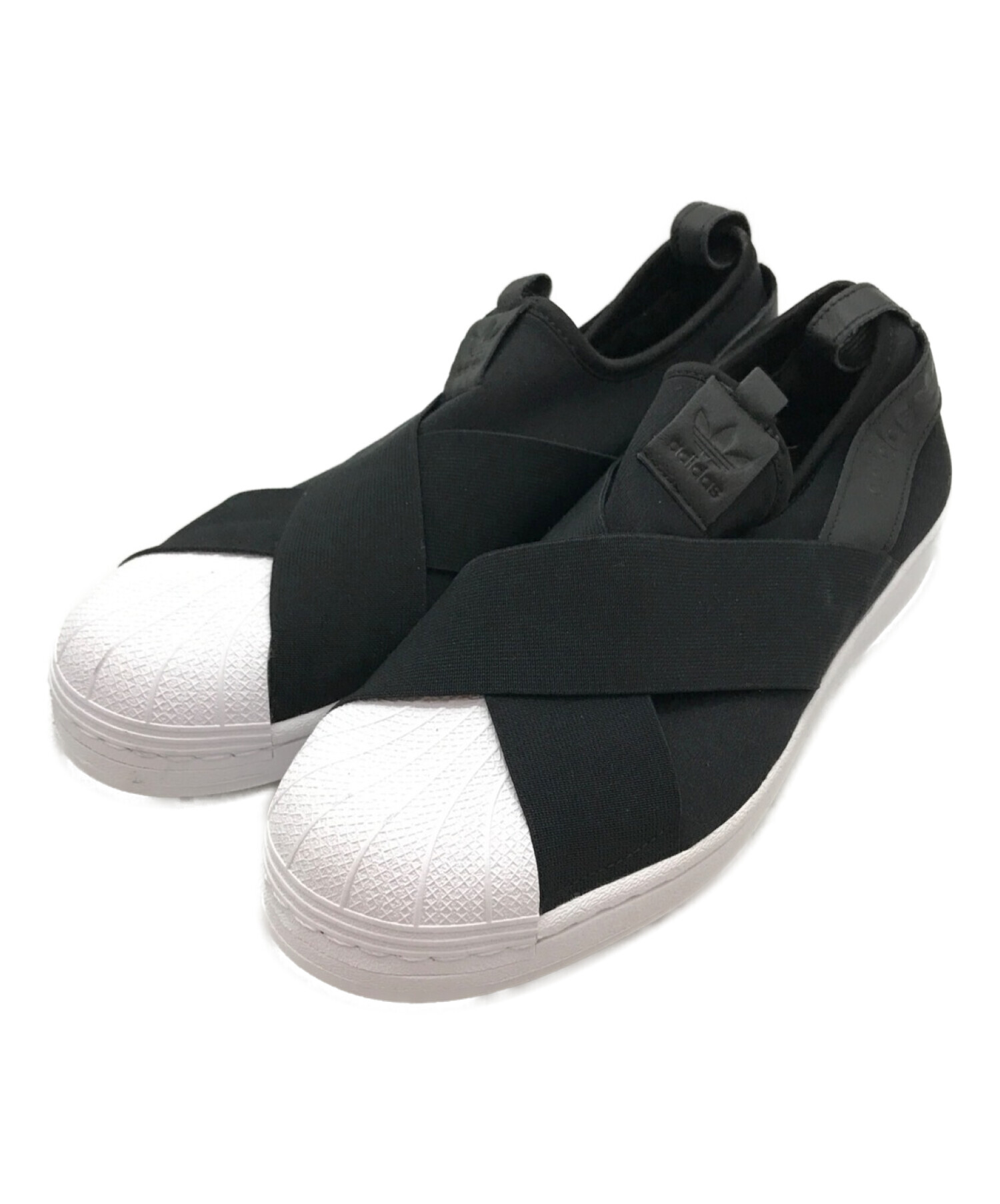 adidas (アディダス) Adidas SST Slip On / スーパースタースリッポン / ローカットスニーカー ブラック×ホワイト  サイズ:28cm