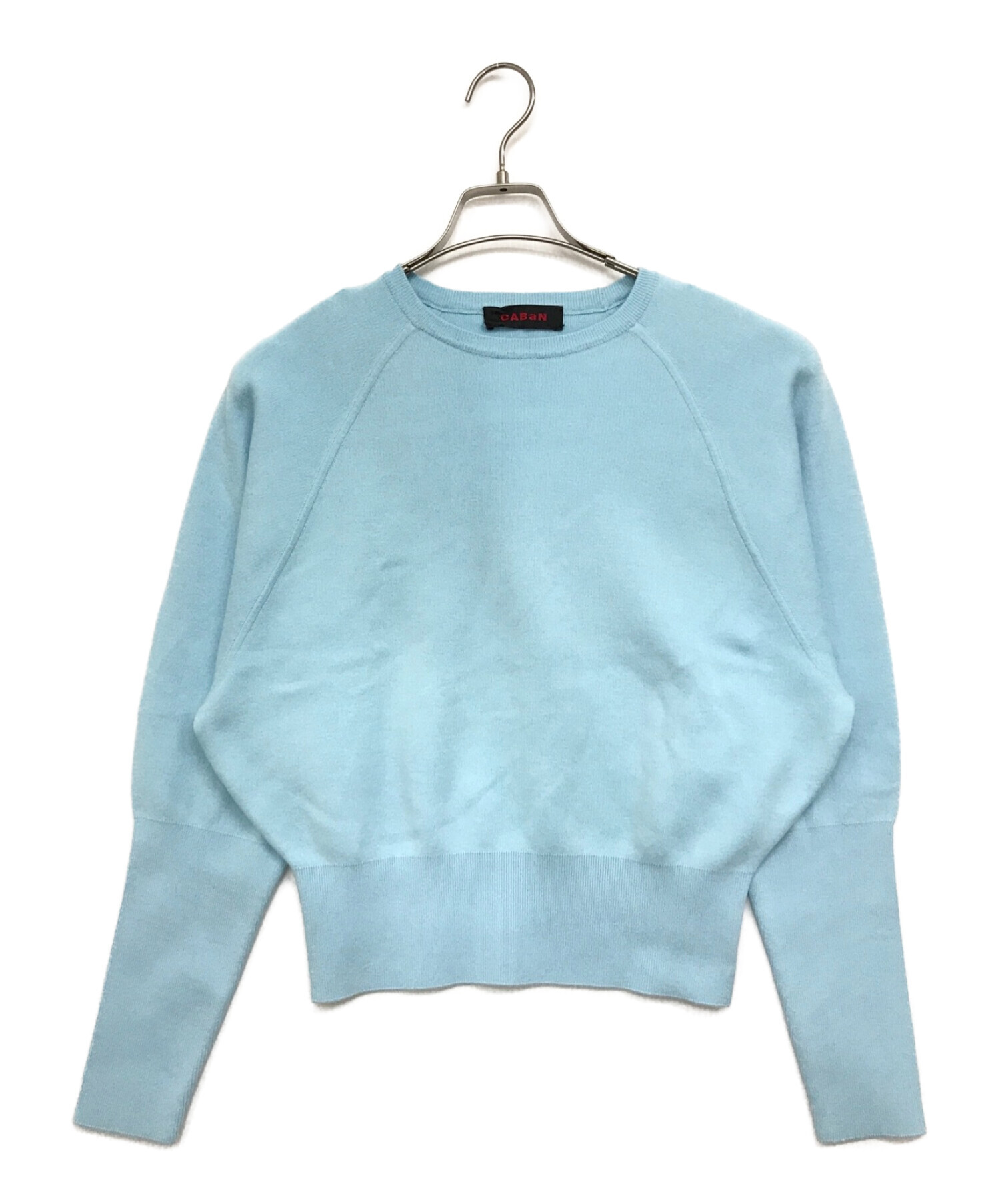 CABaN コットンカシミヤ クルーネックラグランスリーブプルオーバー CABaN コットンカシミヤ クルーネックラグランスリーブプルオーバー