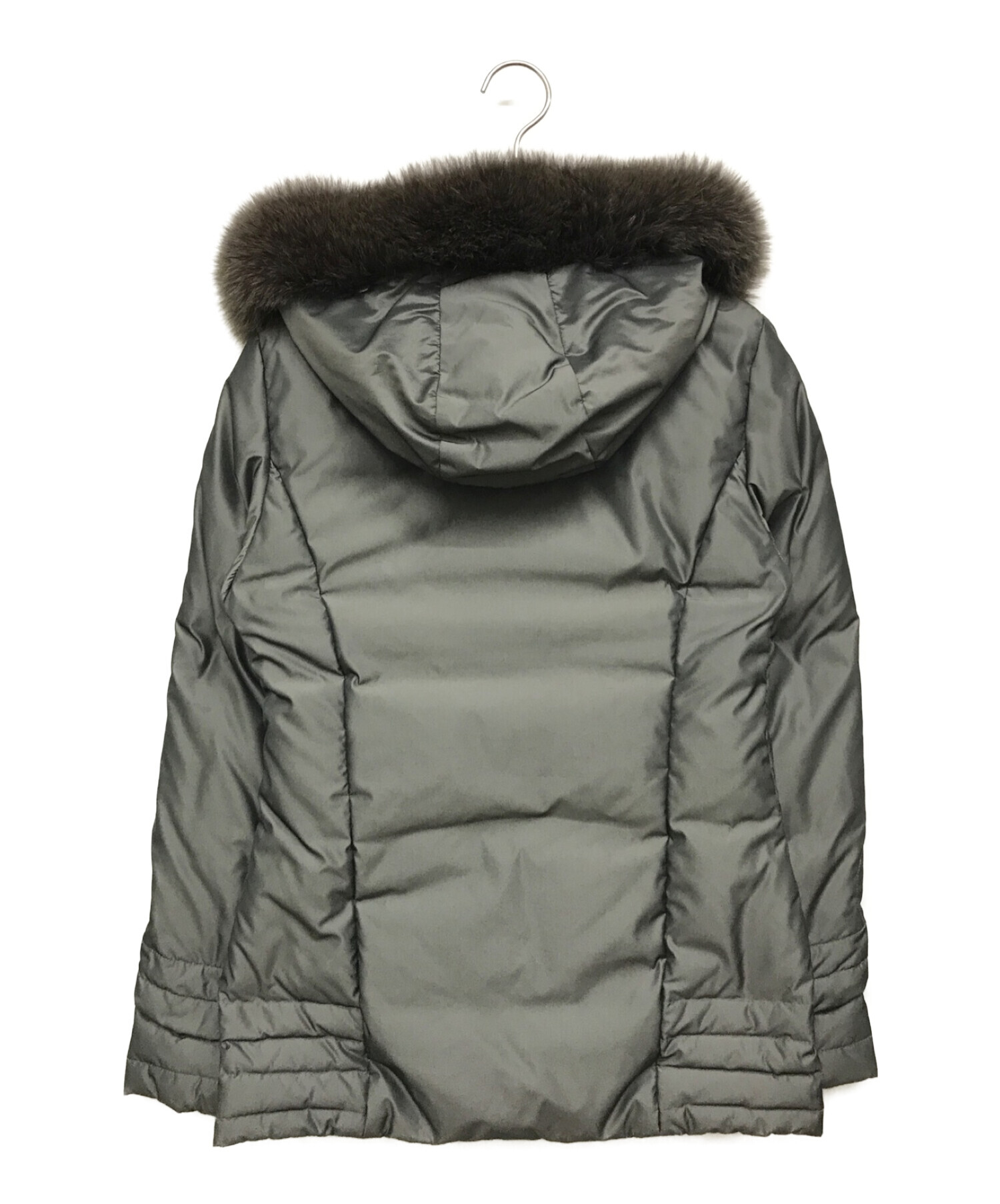 Moncler グレー フード付きジャケット