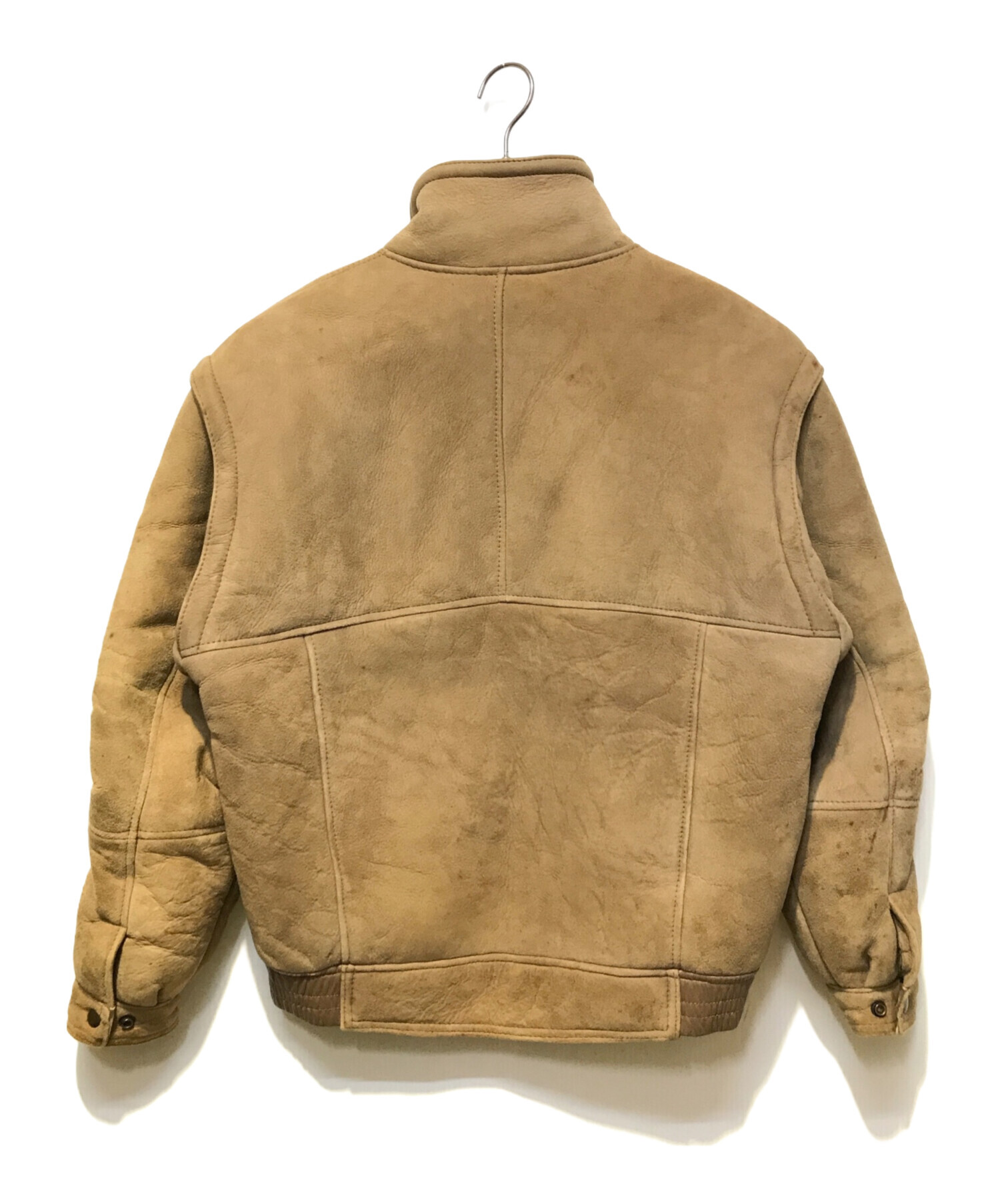 新品・未使用】カンタベリー ムートン ダッフルコート キャメル リアル