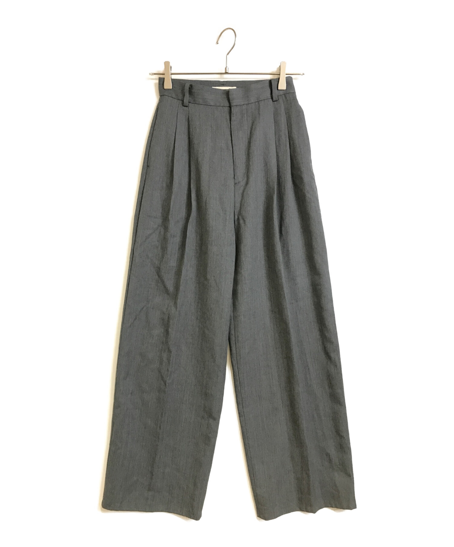 中古・古着通販】Plage (プラージュ) Elegant パンツ グレー サイズ:34  