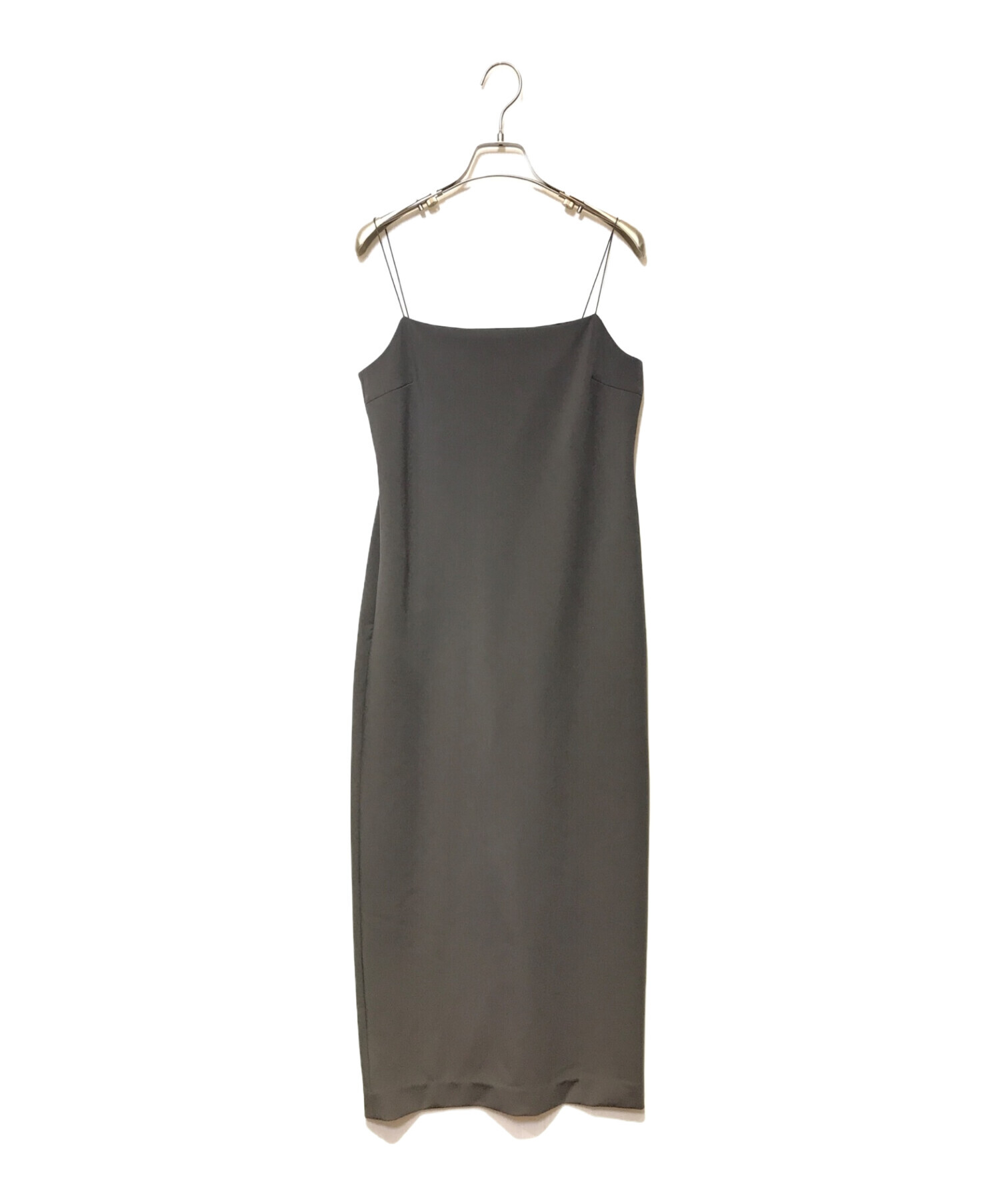 中古・古着通販】cepie. (セピエ) ミニマルワンピース グレー サイズ  