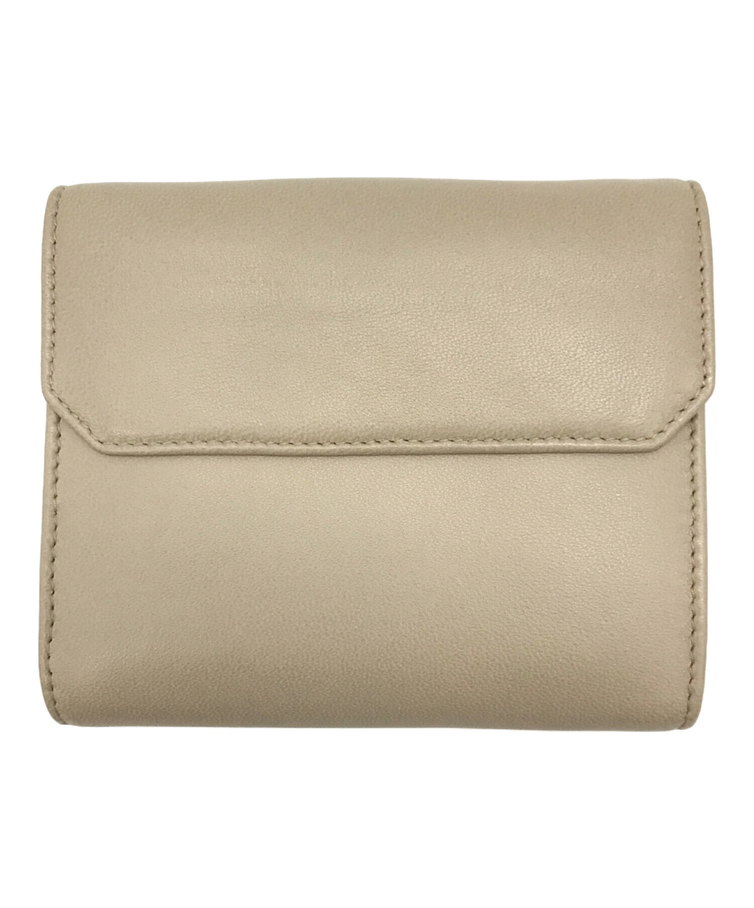 中古・古着通販】LOEWE (ロエベ) 2つ折り財布 ベージュ サイズ:下記 