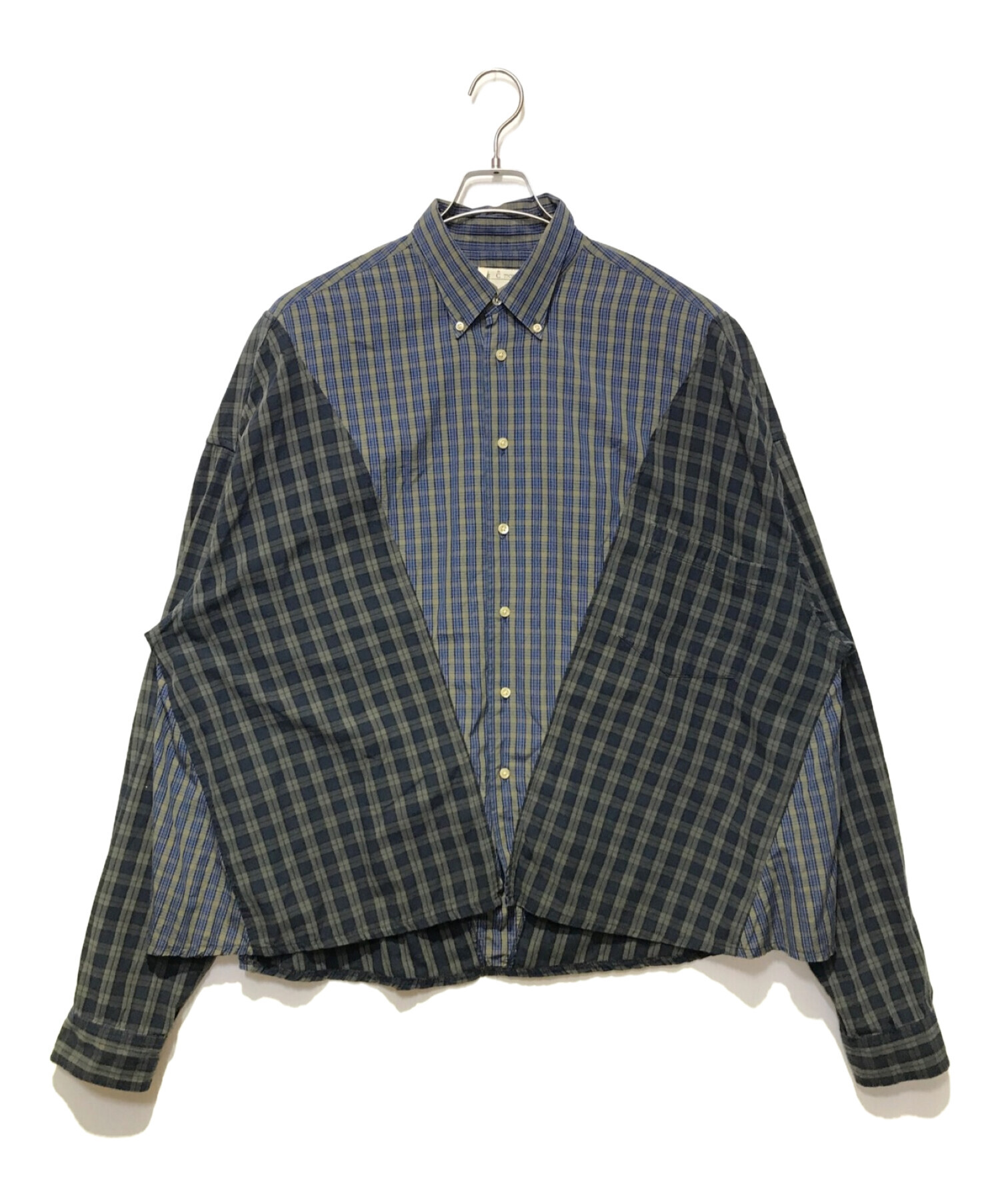 中古・古着通販】77circa (ナナナナサーカ) 再構築リメイクシャツ 