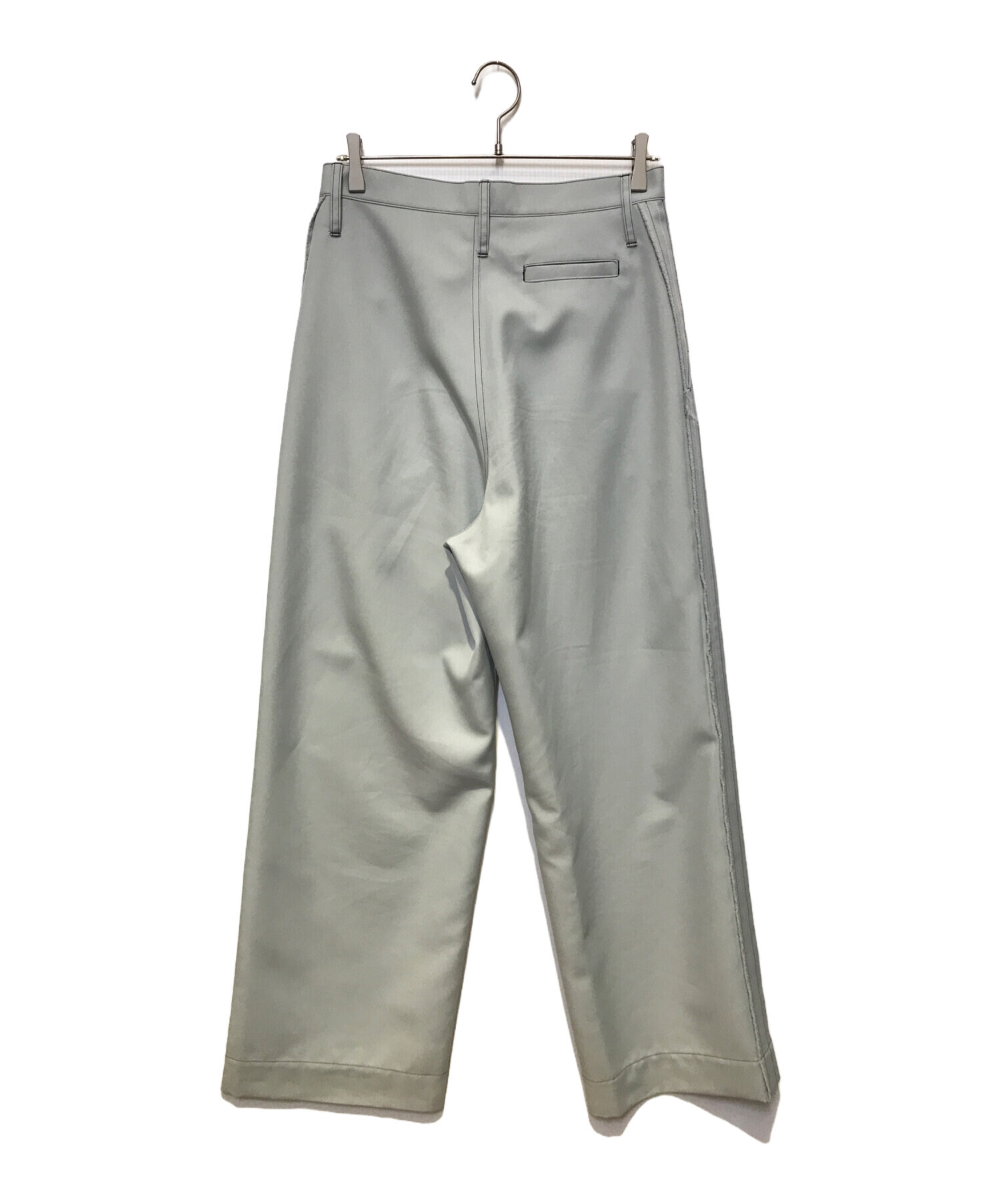 中古・古着通販】loile (ロワル) ステッチパンツ ブルー サイズ:2 中古・古着通販】loile (ロワル) ステッチパンツ ブルー サイズ:2
