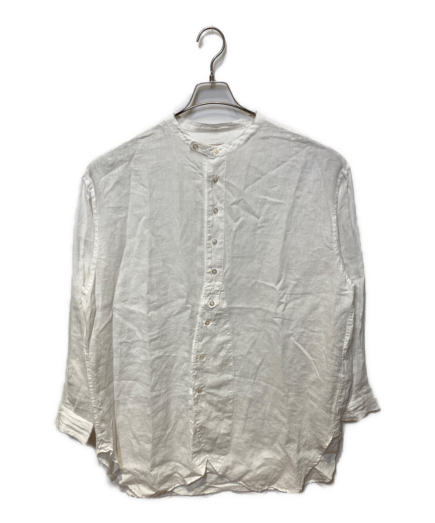 中古・古着通販】Vlas Blomme (ヴラスブラム) リネンバンドカラー 