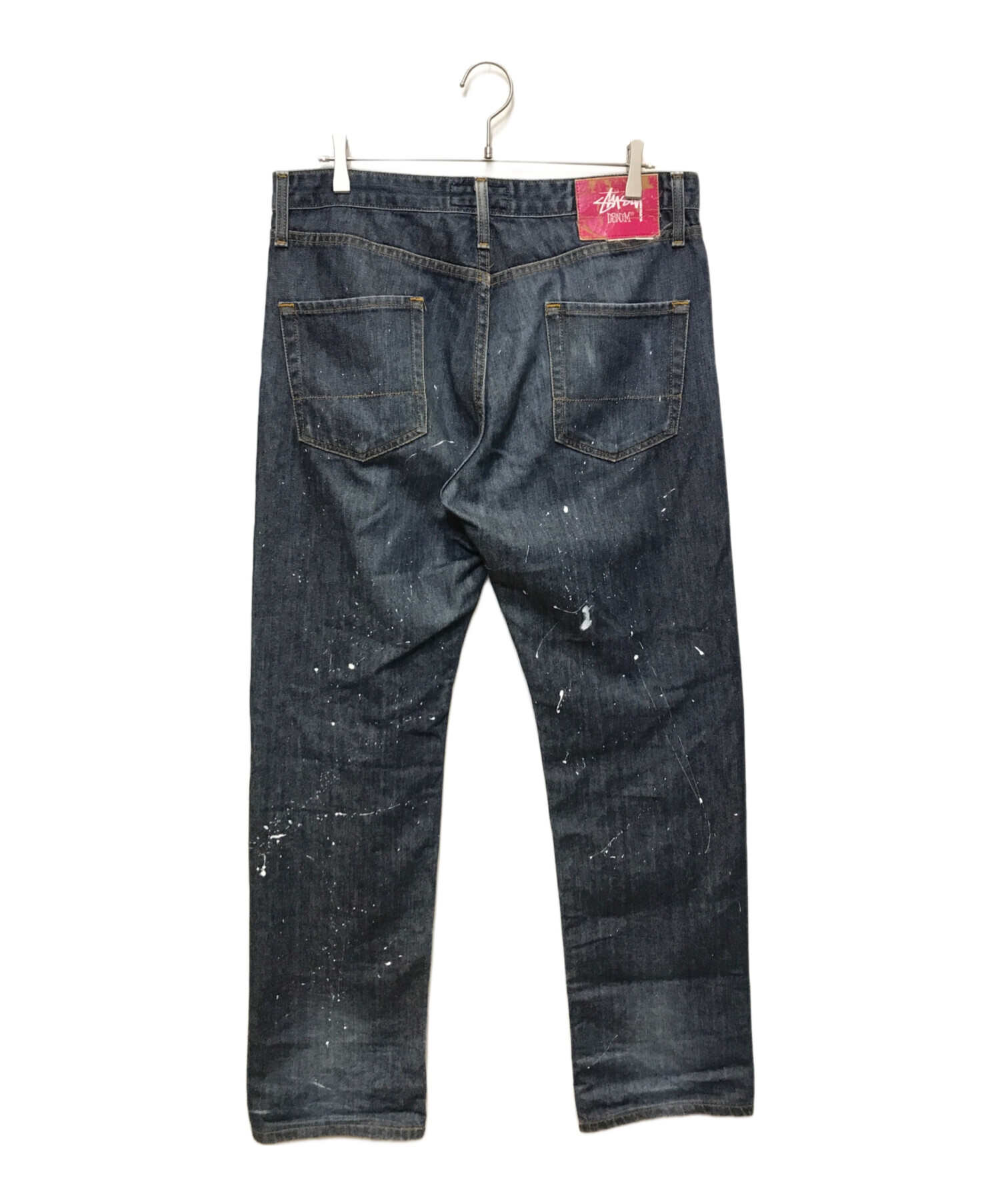 中古・古着通販】stussy (ステューシー) ペイントデニムパンツ 