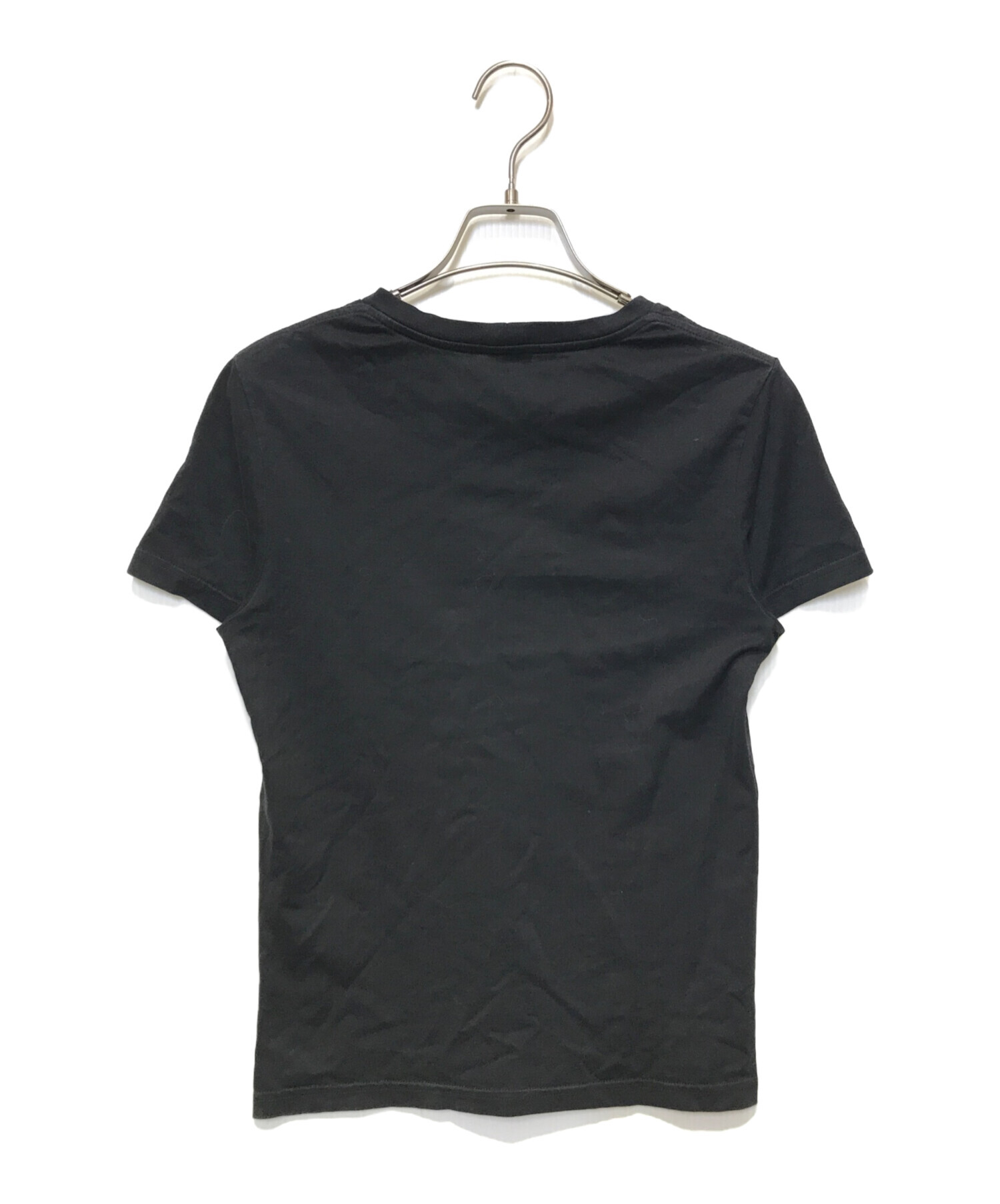 CELINE 半袖Tシャツ XS 黒 CELINE ロゴ 半袖Tシャツ 黒
