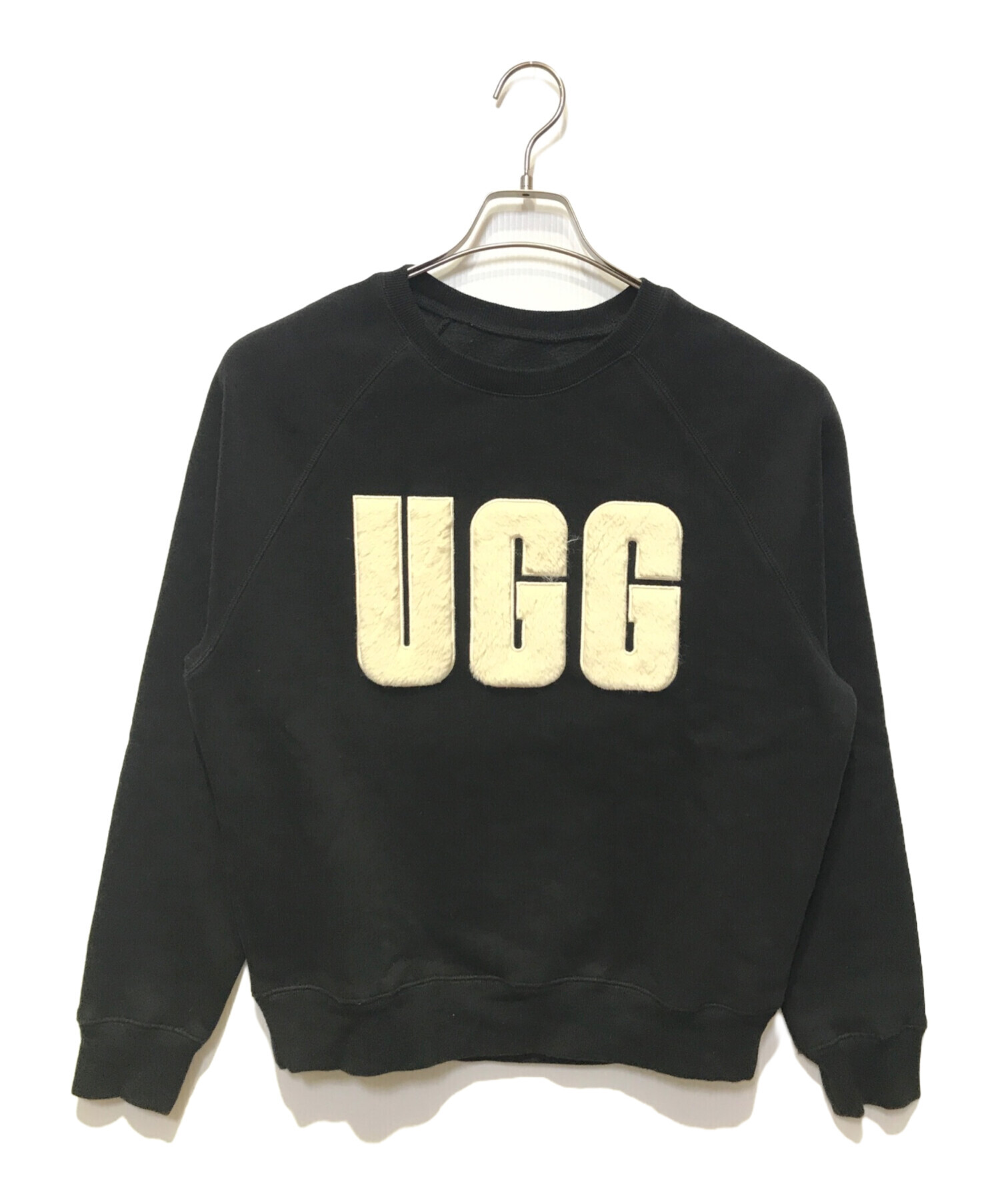 中古・古着通販】UGG (アグ) Madeline Fuzzy Logo Crewneck ブラック  