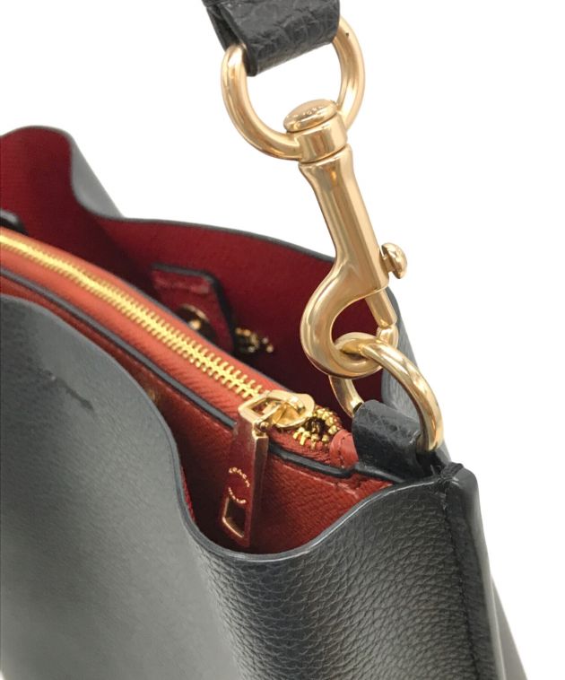 中古・古着通販】COACH (コーチ) モリー バケット バッグ 22 ブラック 