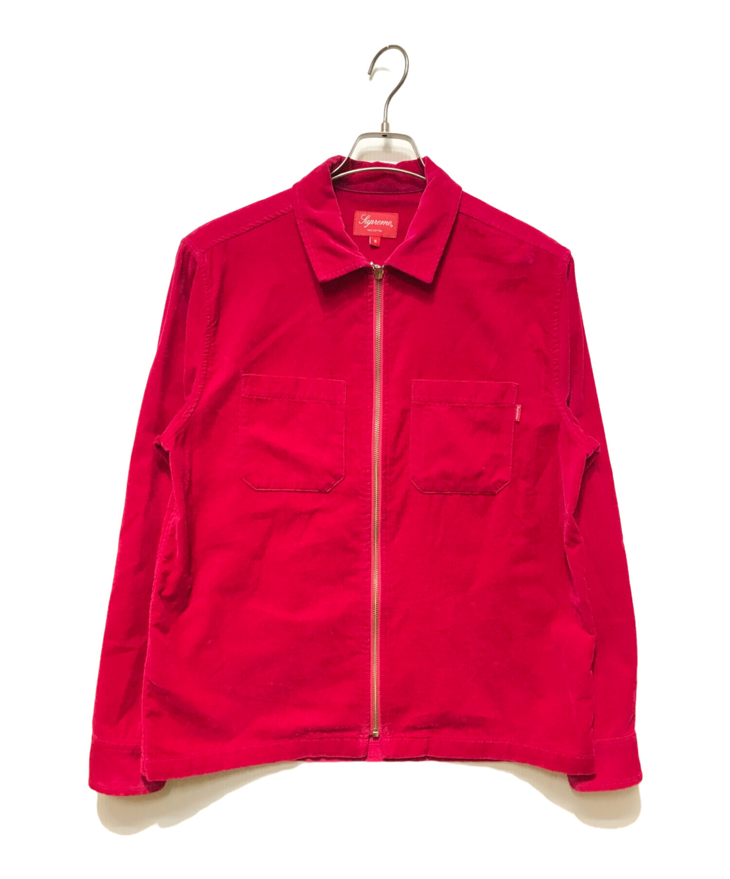 中古・古着通販】SUPREME (シュプリーム) ベルベットジップアップ  