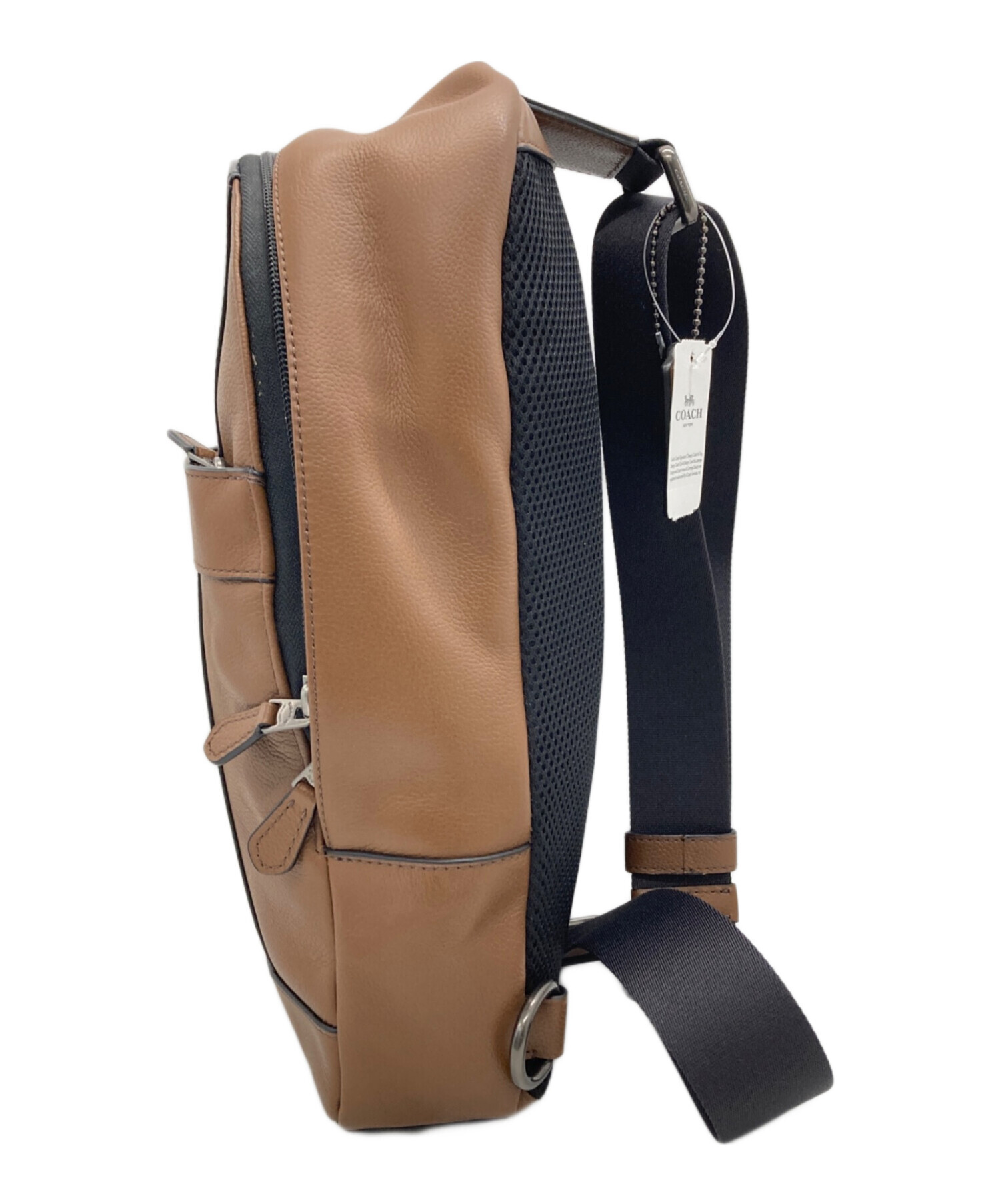 中古・古着通販】COACH (コーチ) ボディーバッグ ブラウン サイズ:下記 