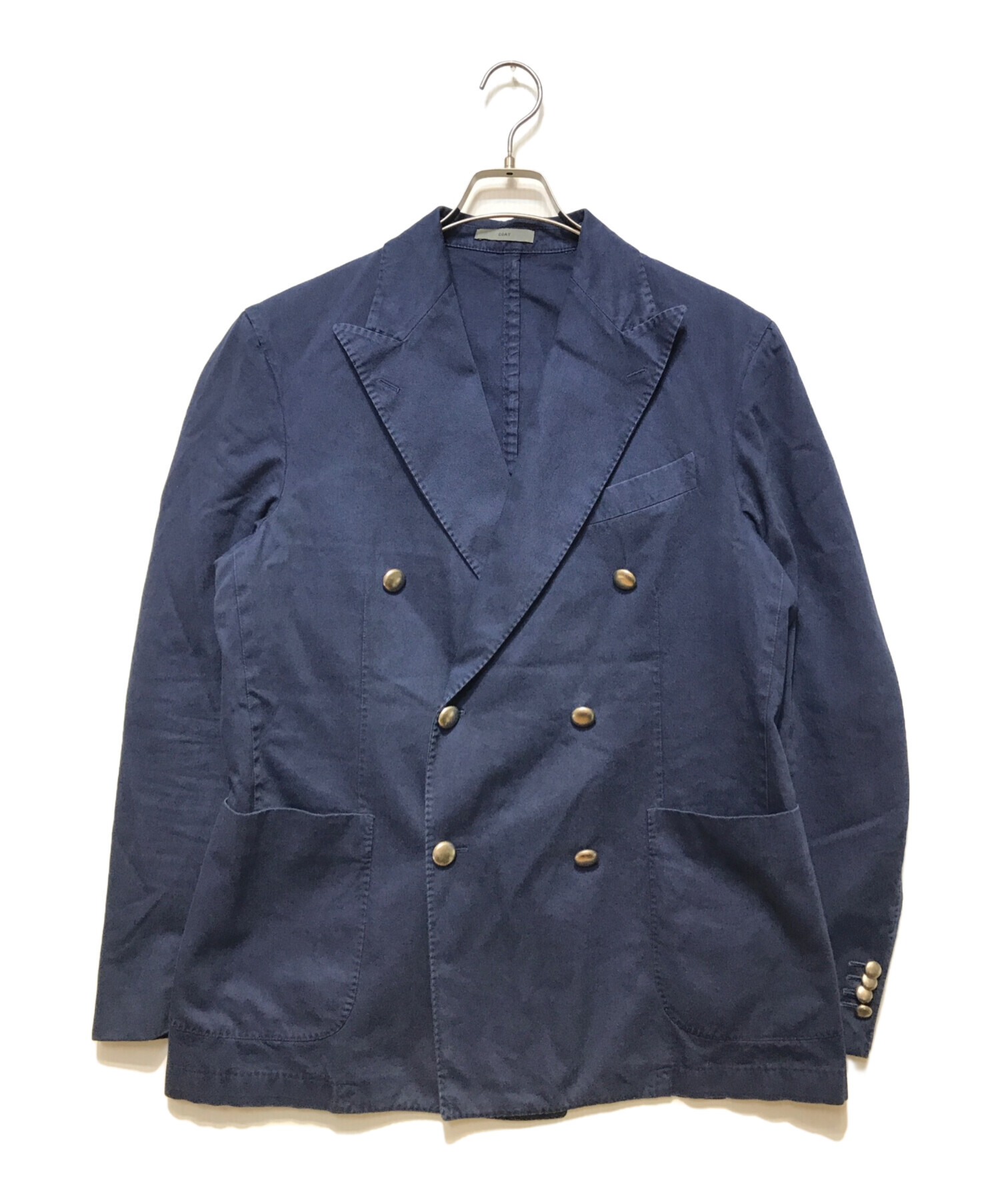 中古・古着通販】BOGLIOLI (ボリオリ) ダブルジャケット ブルー サイズ 